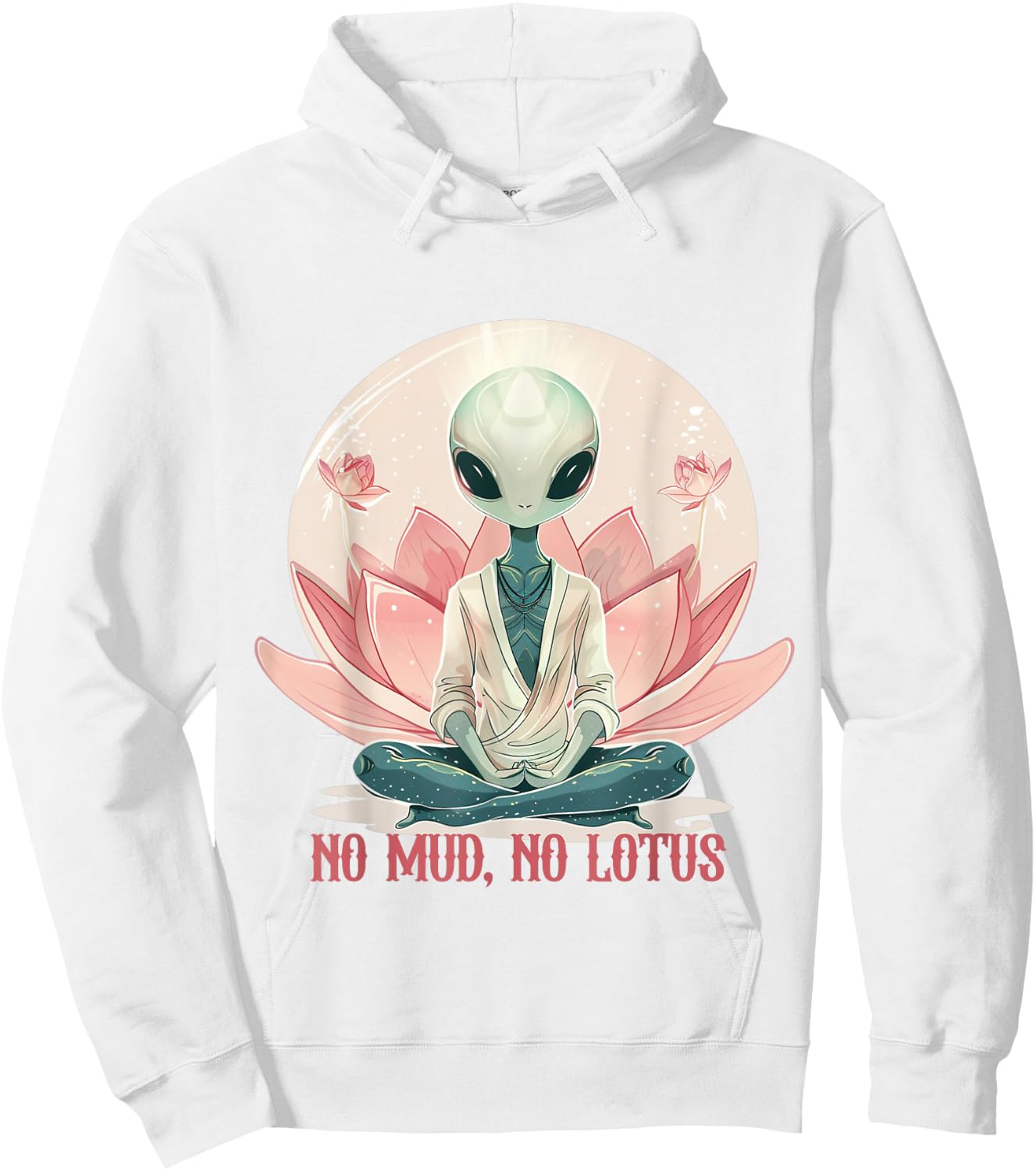 Awesome Alien Yoga – The Gift Yoga Lovers Hoodie - Hoodie | White