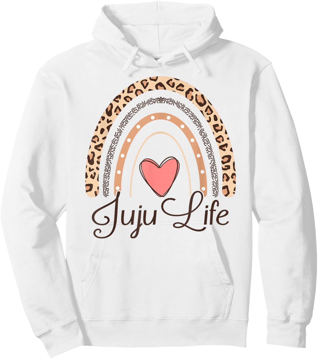 Juju Life Boho Rainbow Funny Grandma Juju Hoodie - Hoodie | White