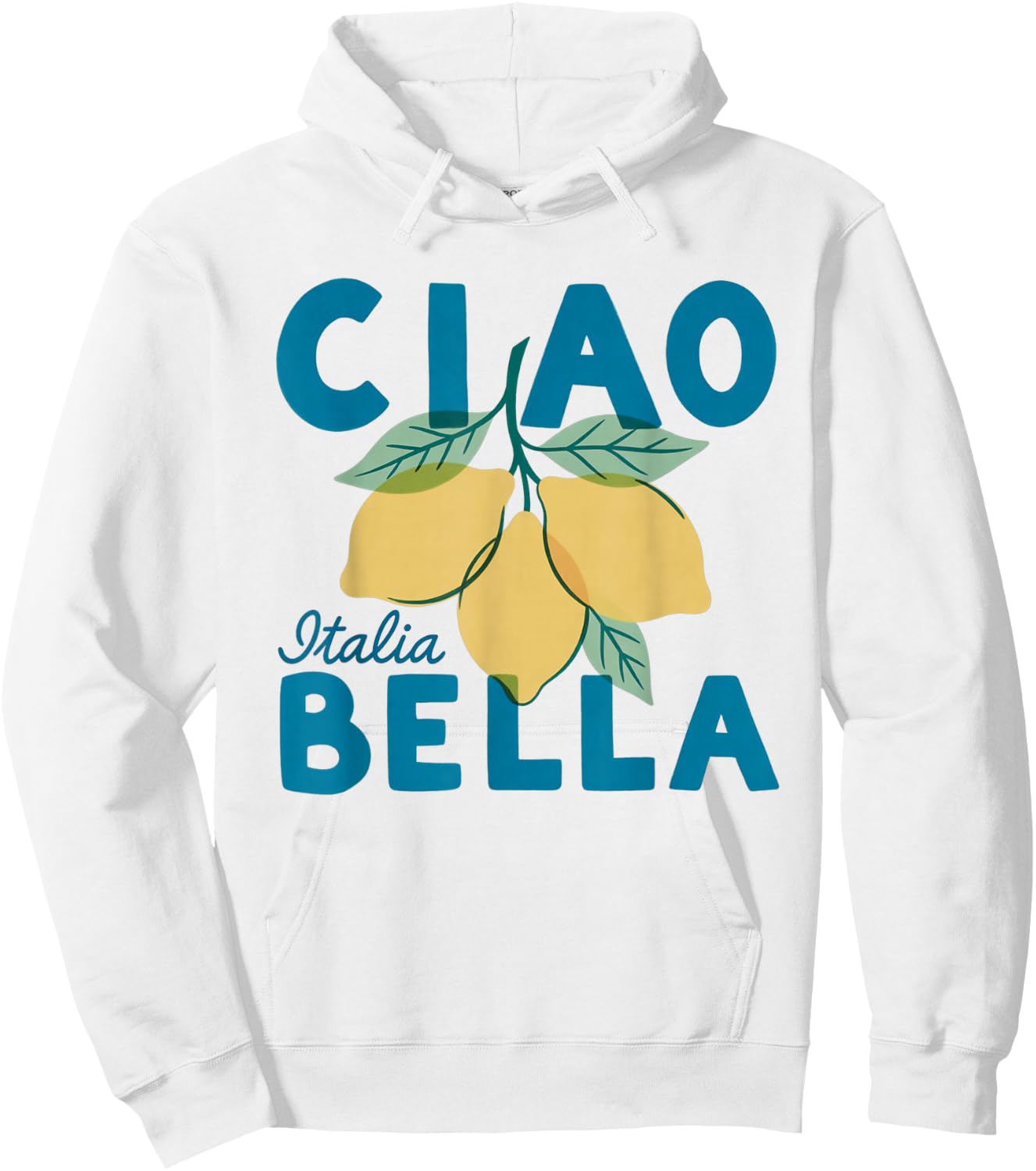Ciao Bella Italian Lemon Hoodie - Hoodie | White
