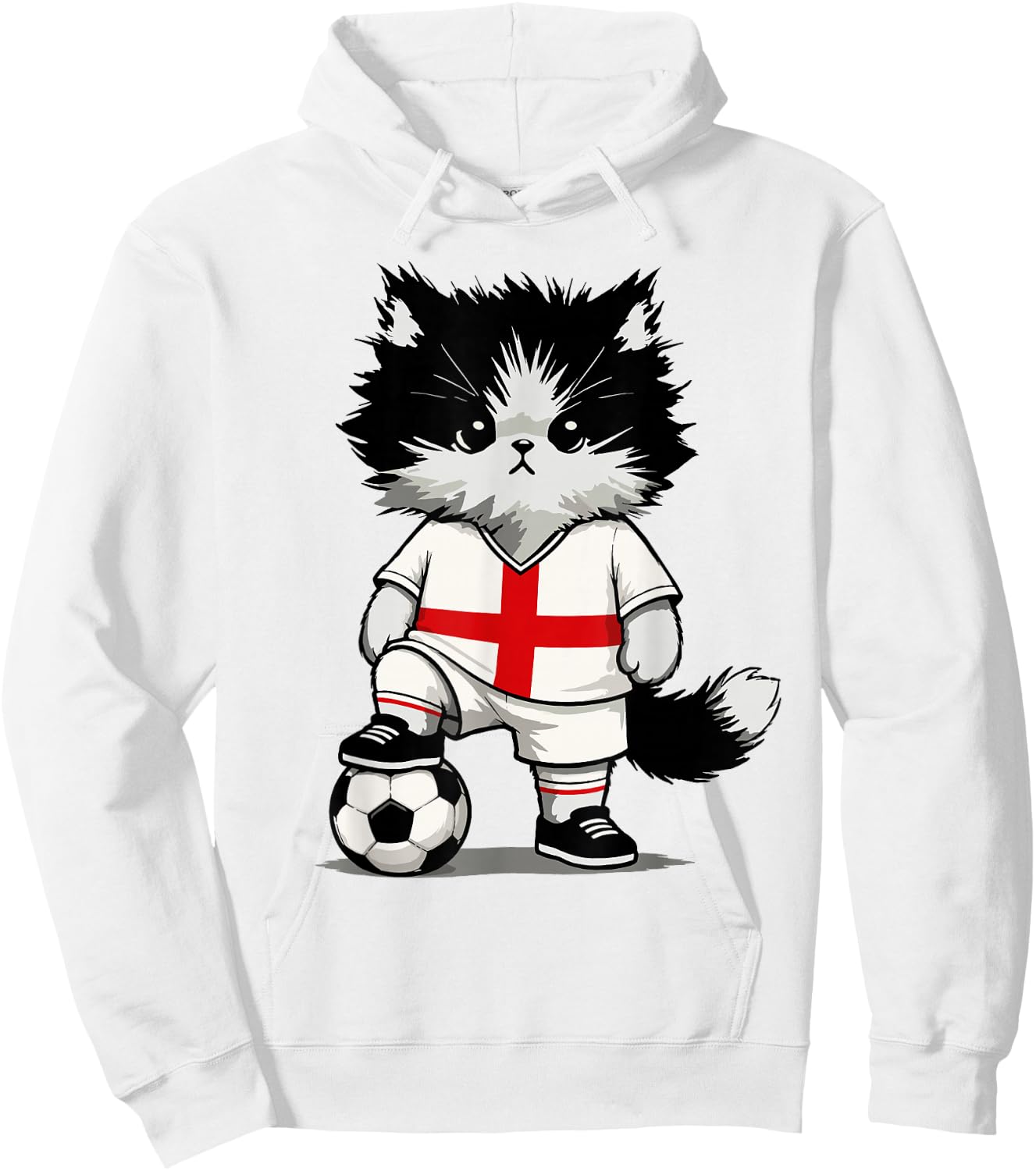 English Flag Men Women Kids England Hoodie - Hoodie | White