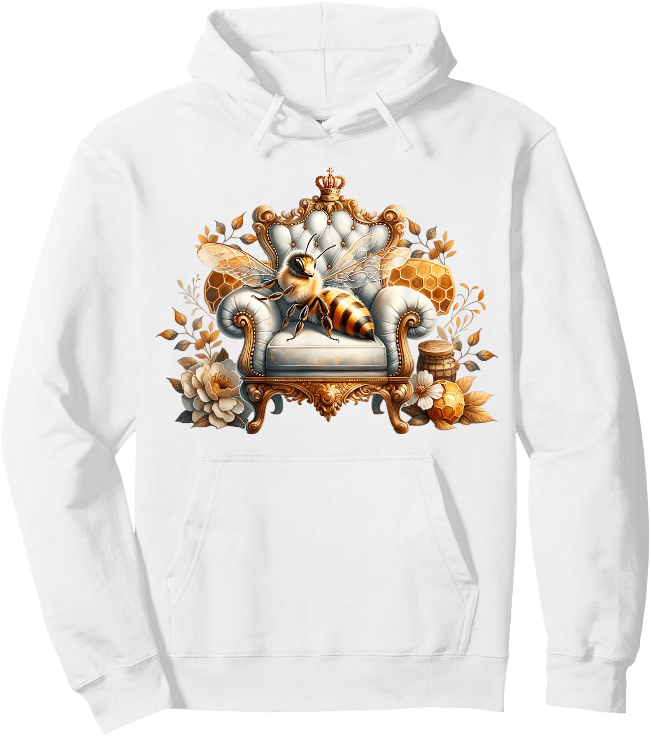 Yellow Bee Accessories Bee Keepers And Queen Bee Hoodie - Hoodie | White