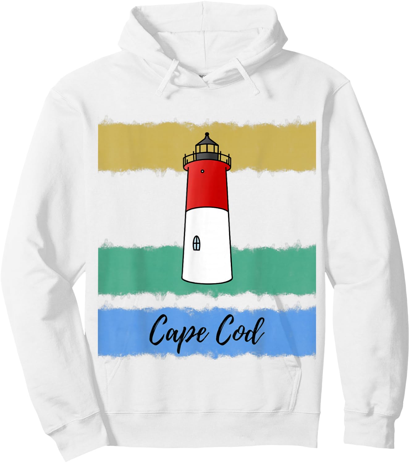 Cape Cod Lighthouse Nauset Hoodie - Hoodie | White