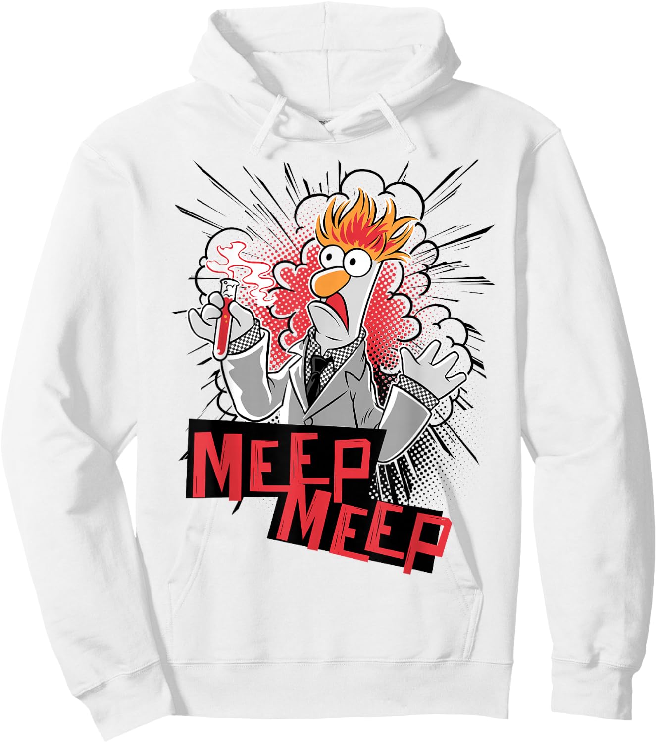 Disney The Muppets Beaker Meep Meep Small Hoodie - Hoodie | White