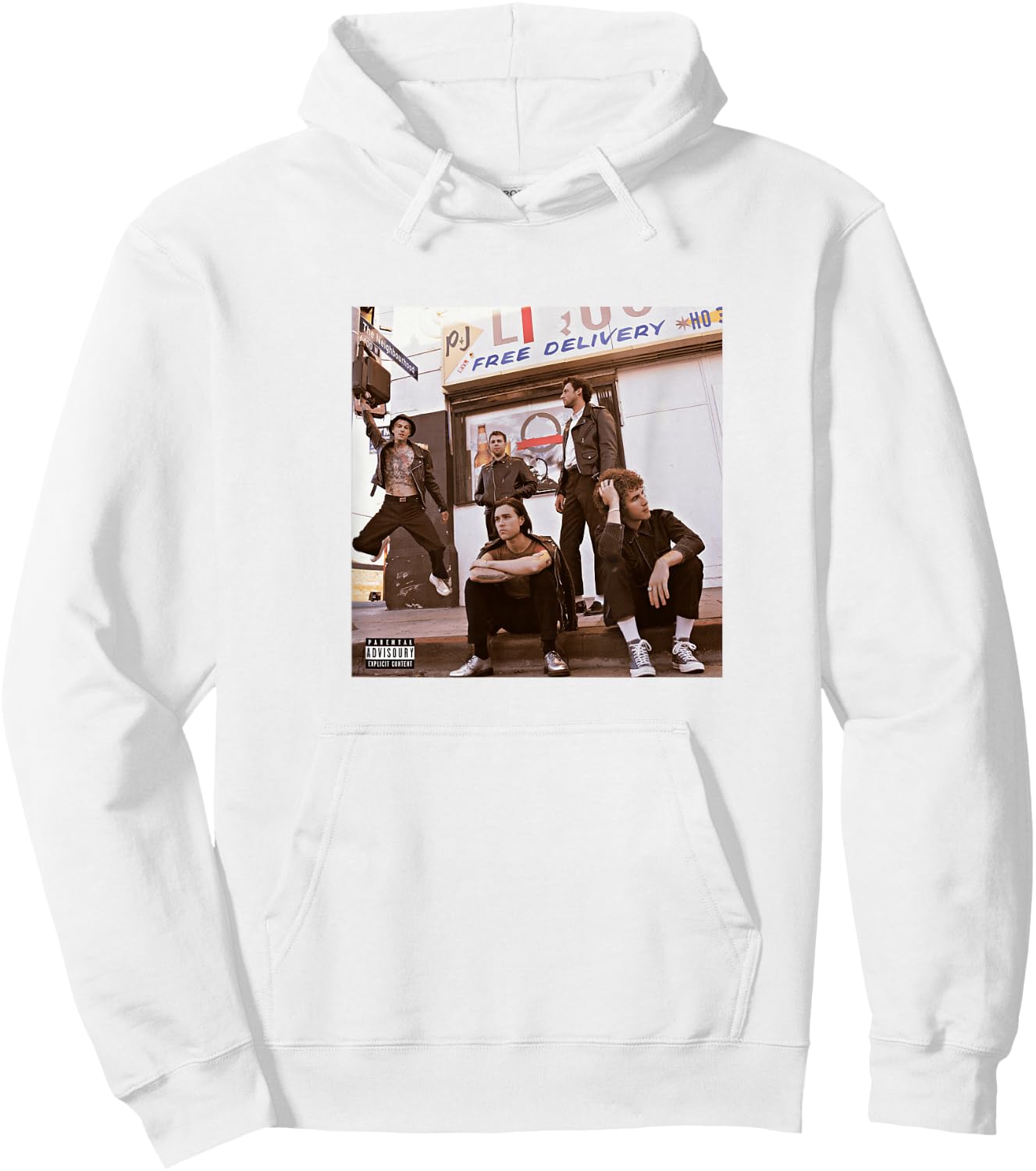 The Neighbourhood Hard to Imagine Album Cover Hoodie - Hoodie | White