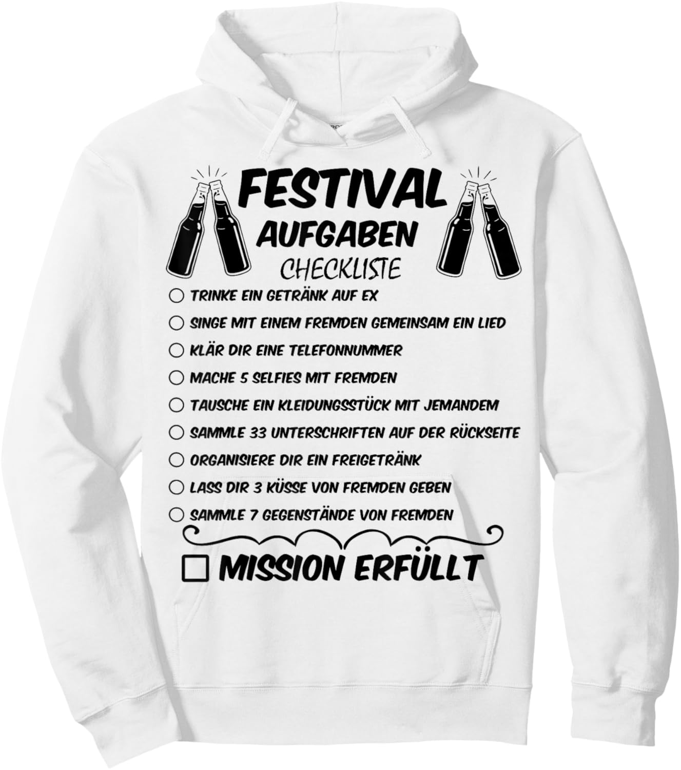 Festival Group Tasks Festival Hoodie - Hoodie | White