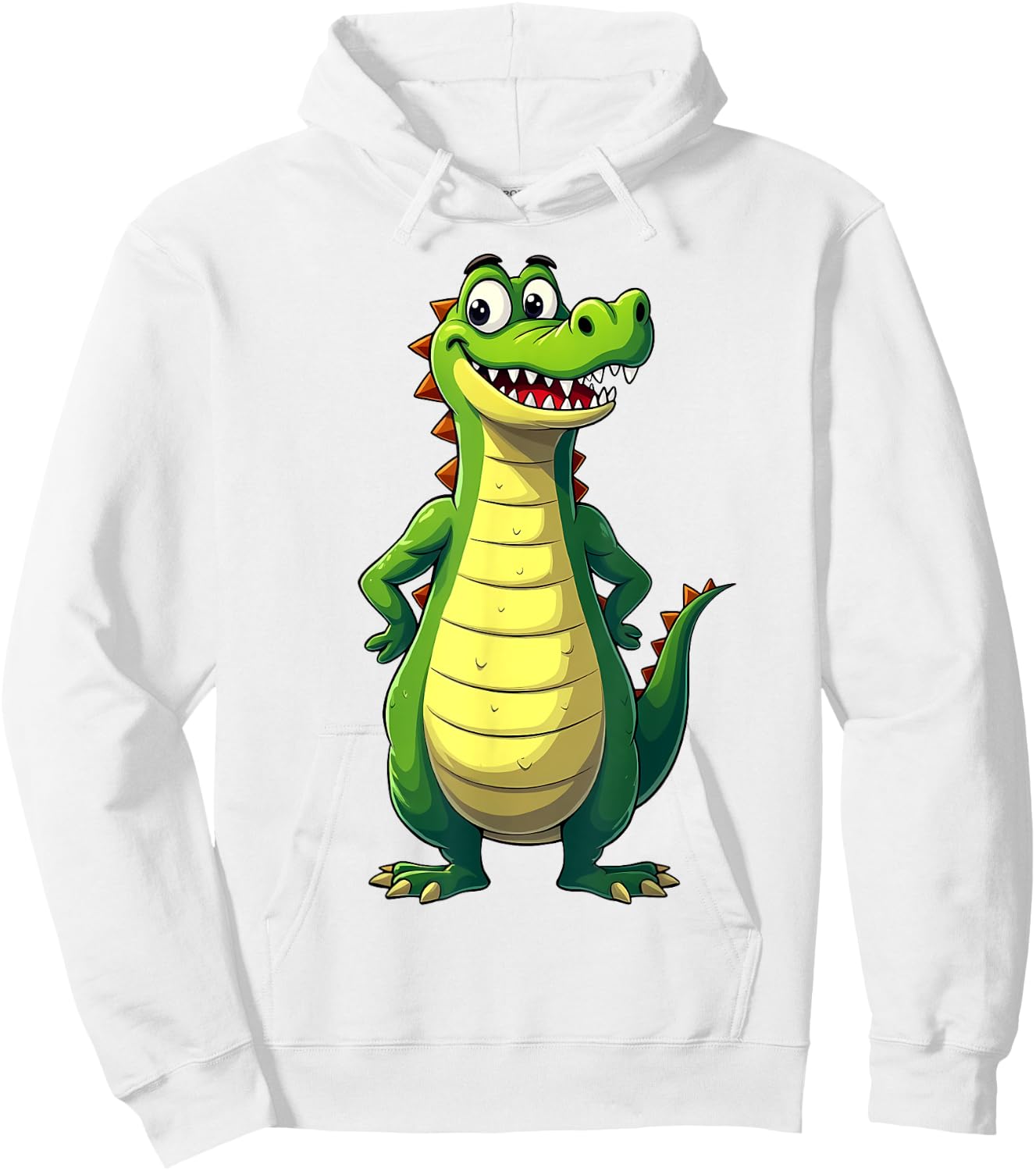 Crocodile costume, alligator, carnival, animal Hoodie - Hoodie | White