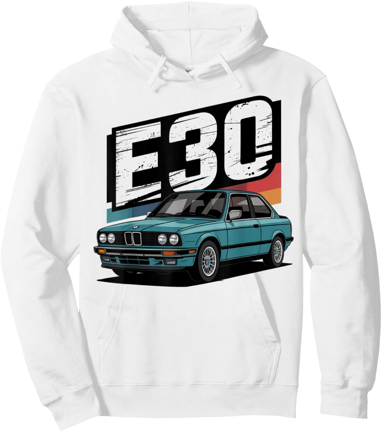 80s Steet Legend Motorsport Old School Hoodie - Hoodie | White