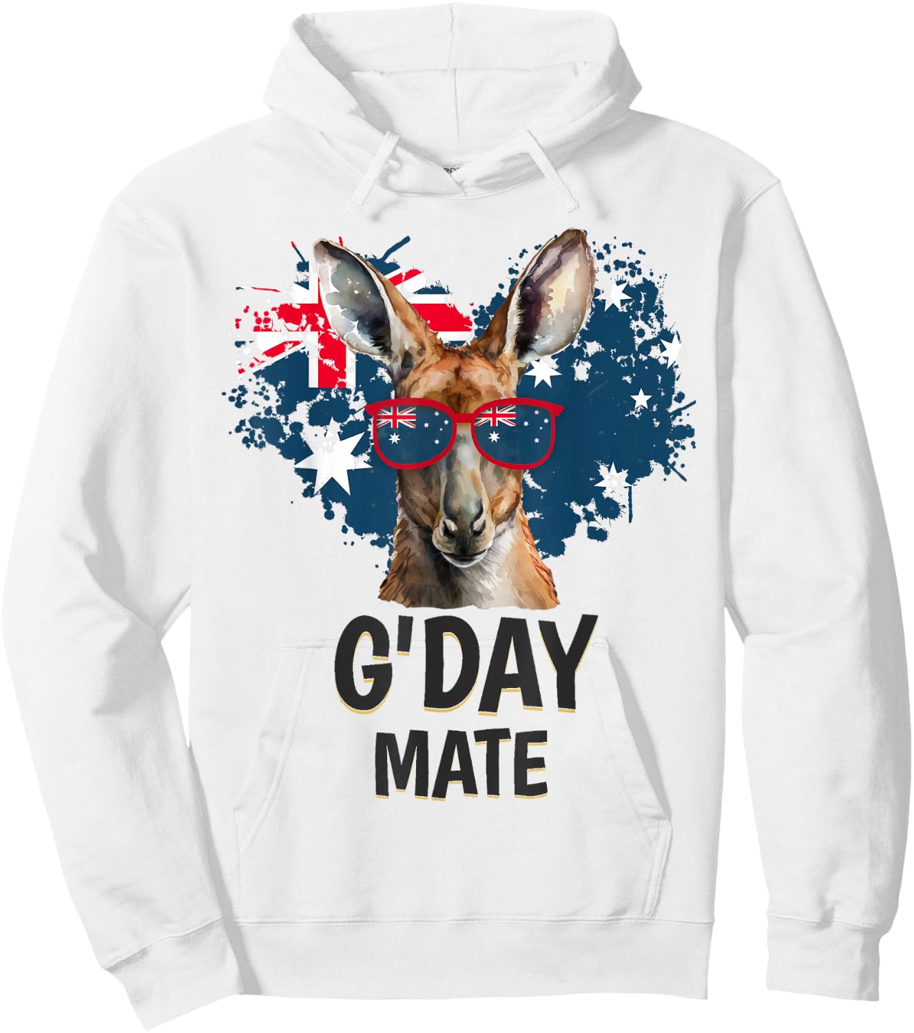 Australia Outfit for Kids & Kangaroo Idea for Australians Hoodie - Hoodie | White