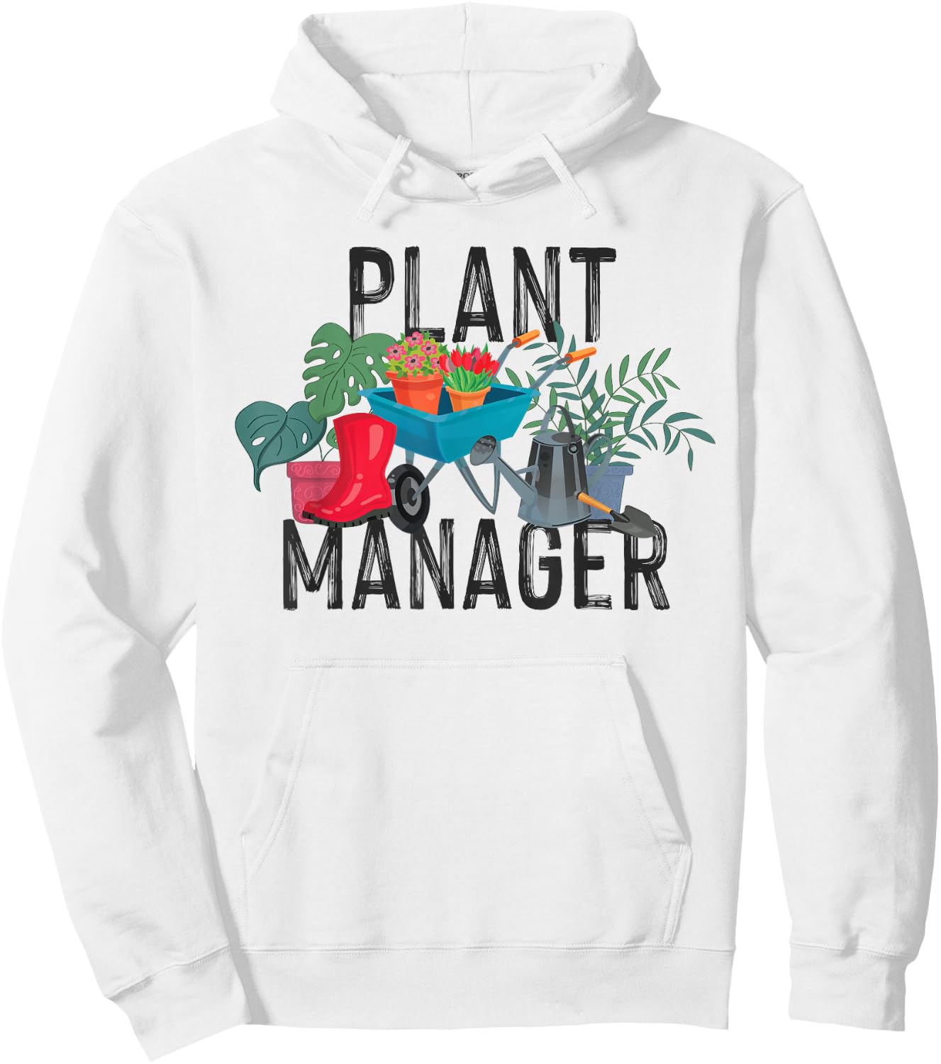 Gardening Plant Manager Hoodie - Hoodie | White