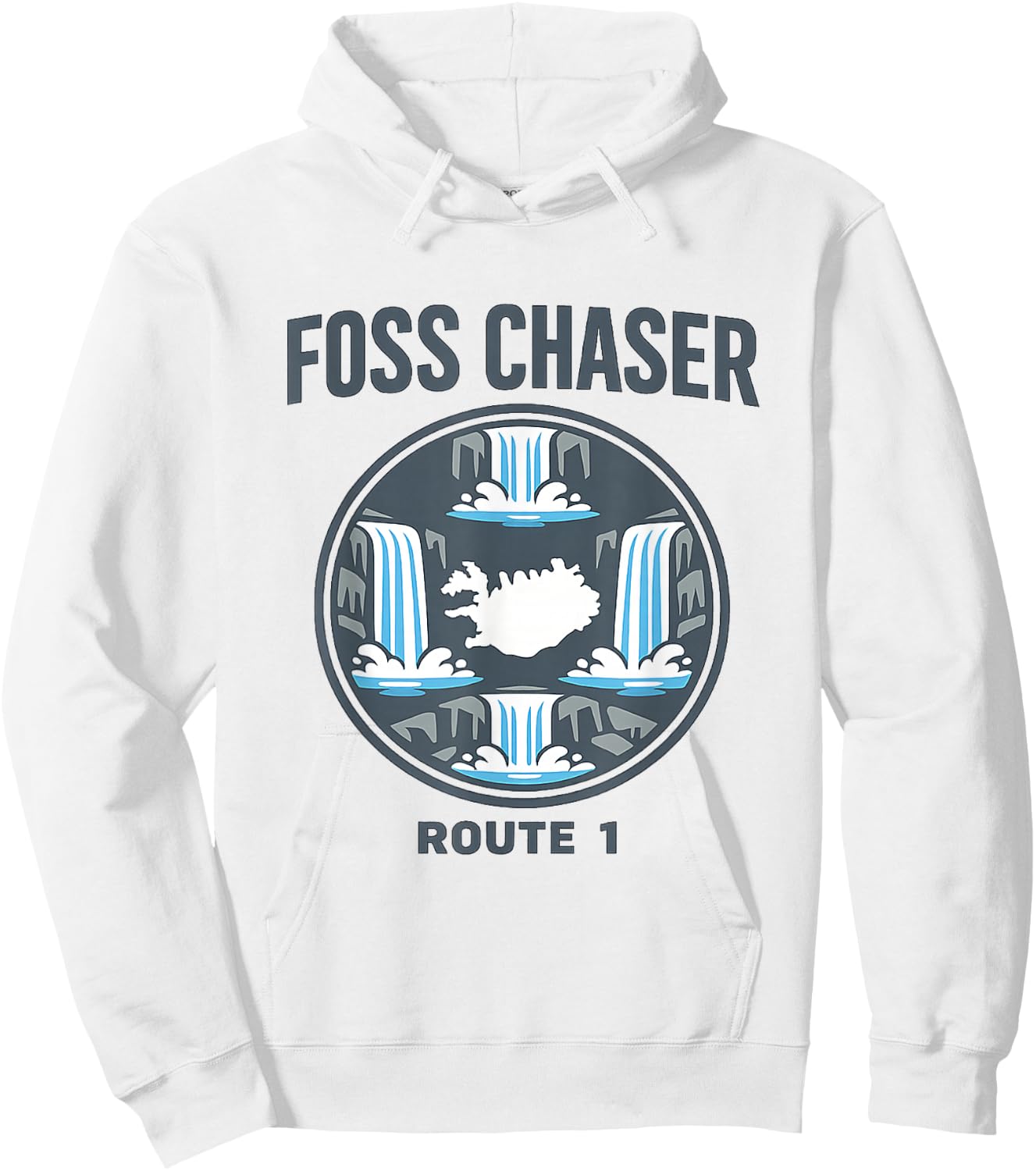 FOSS Chaser Route 1 Iceland Ring Road Hoodie - Hoodie | White
