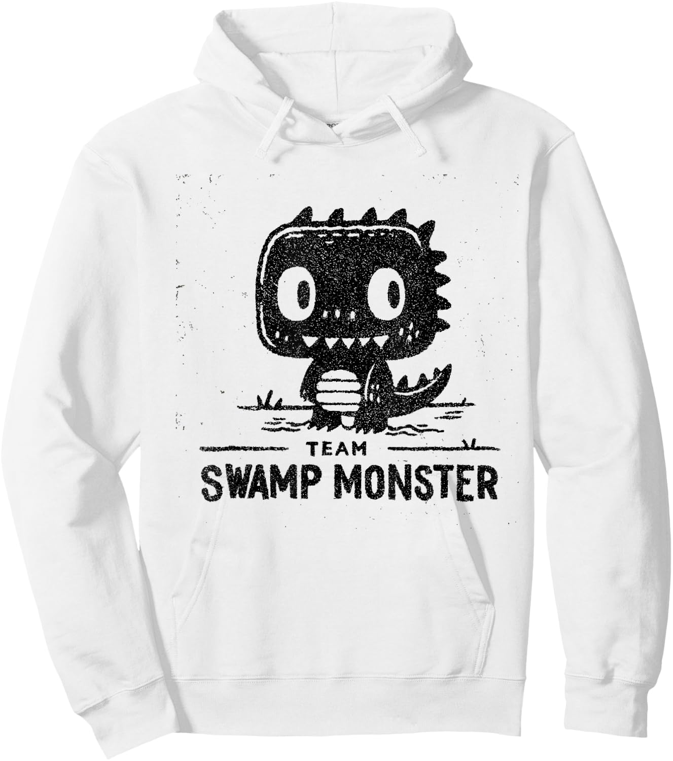 Cool Kids and Adults Swamp Monster Team Halloween Hoodie - Hoodie | White