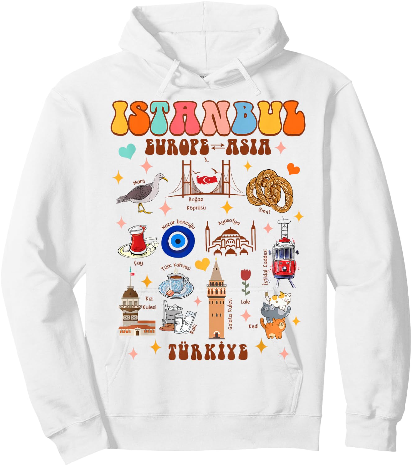 Istanbul Travel Traveling Summer Vacation Istanbul Turkey Hoodie - Hoodie | White