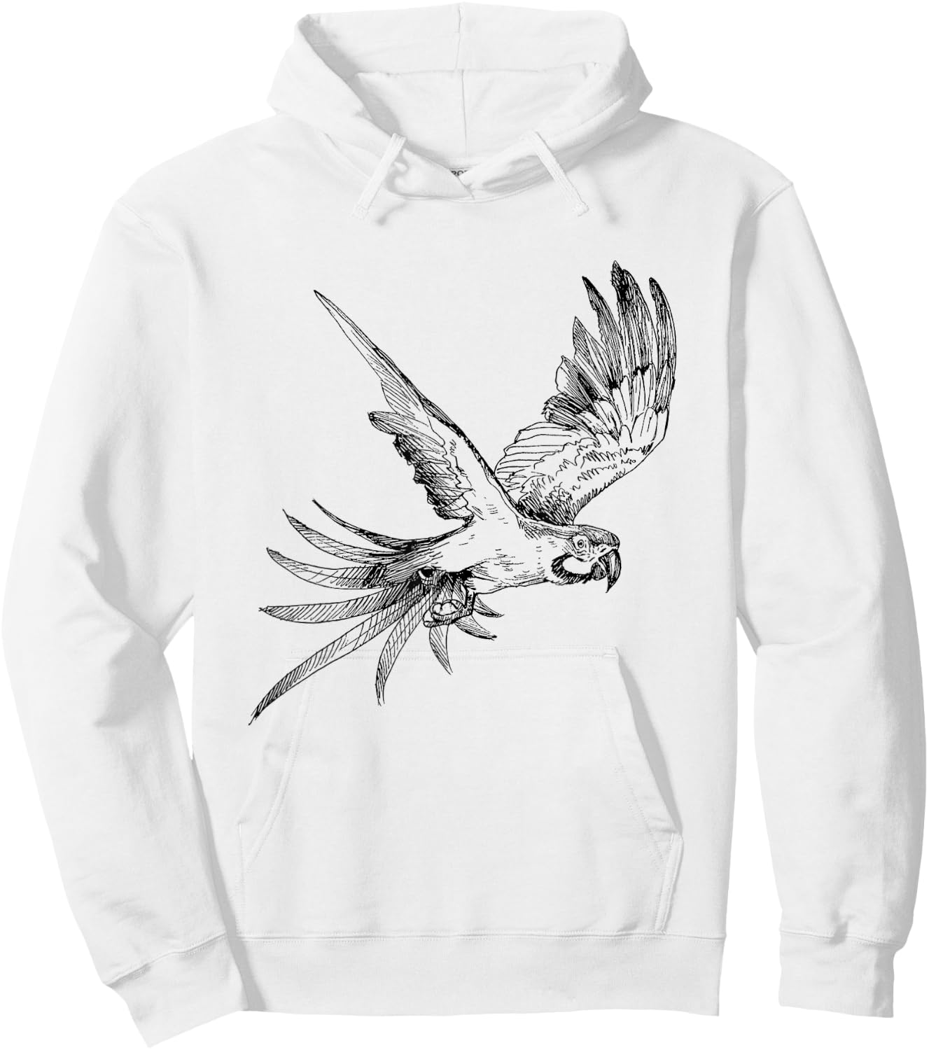 Funny Parrot kids Shirt Parrot Lover and girls Hoodie - Hoodie | White