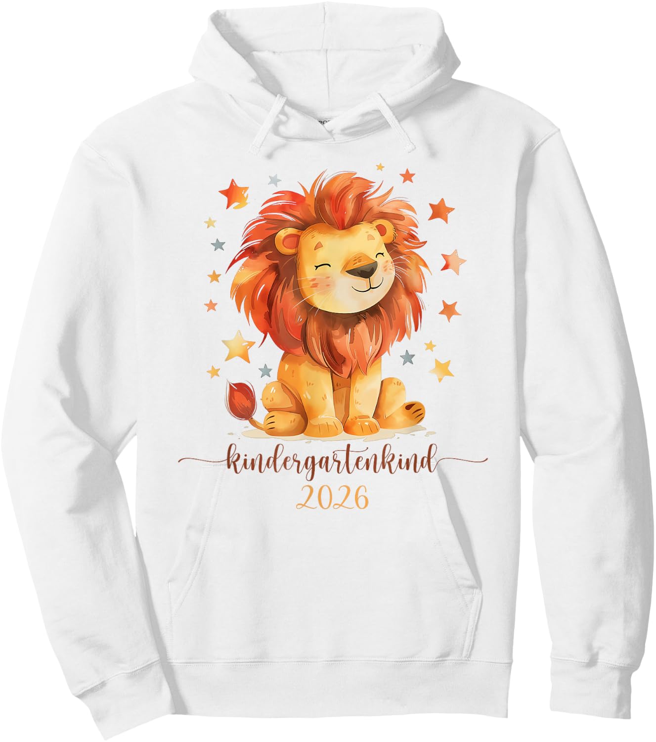 Löwe Kindergartenkind 2026 Kindergartenstart Hoodie - Hoodie | White