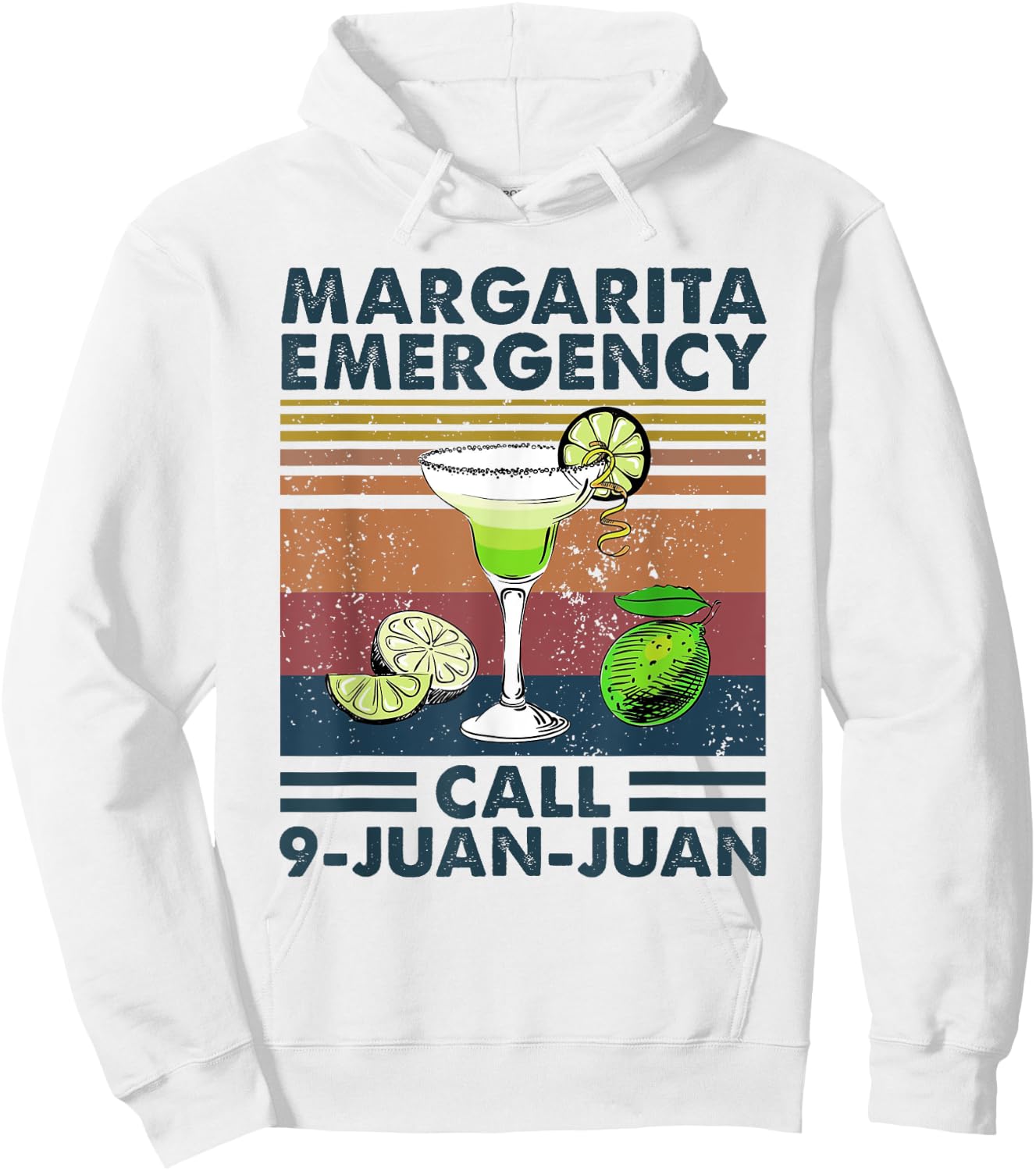 Margarita Emergency Calls 9 Juan Juan Hoodie - Hoodie | White