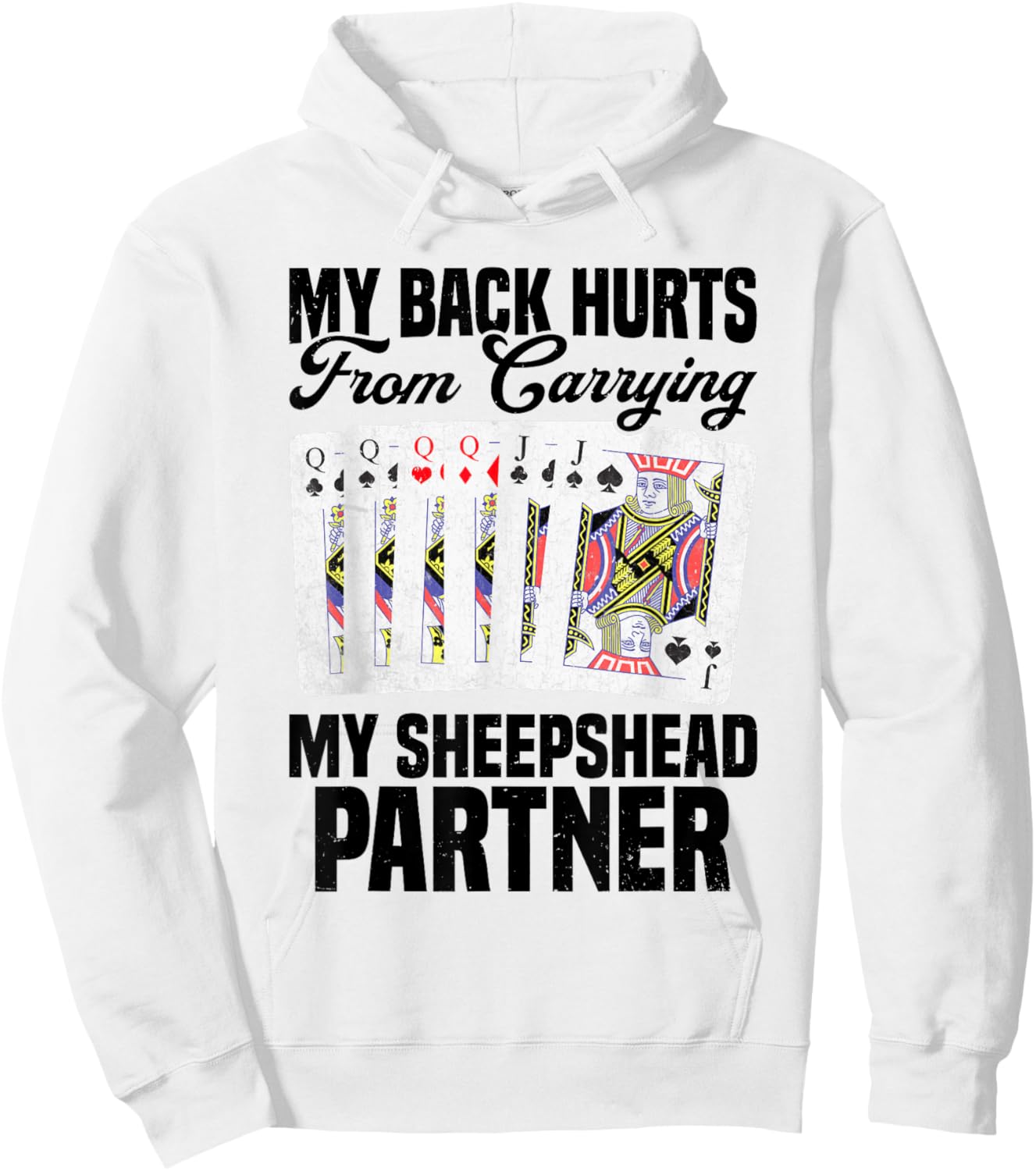 Sheepshead Game Sheepshead Lover Card Game Sheepshead Hoodie - Hoodie | White
