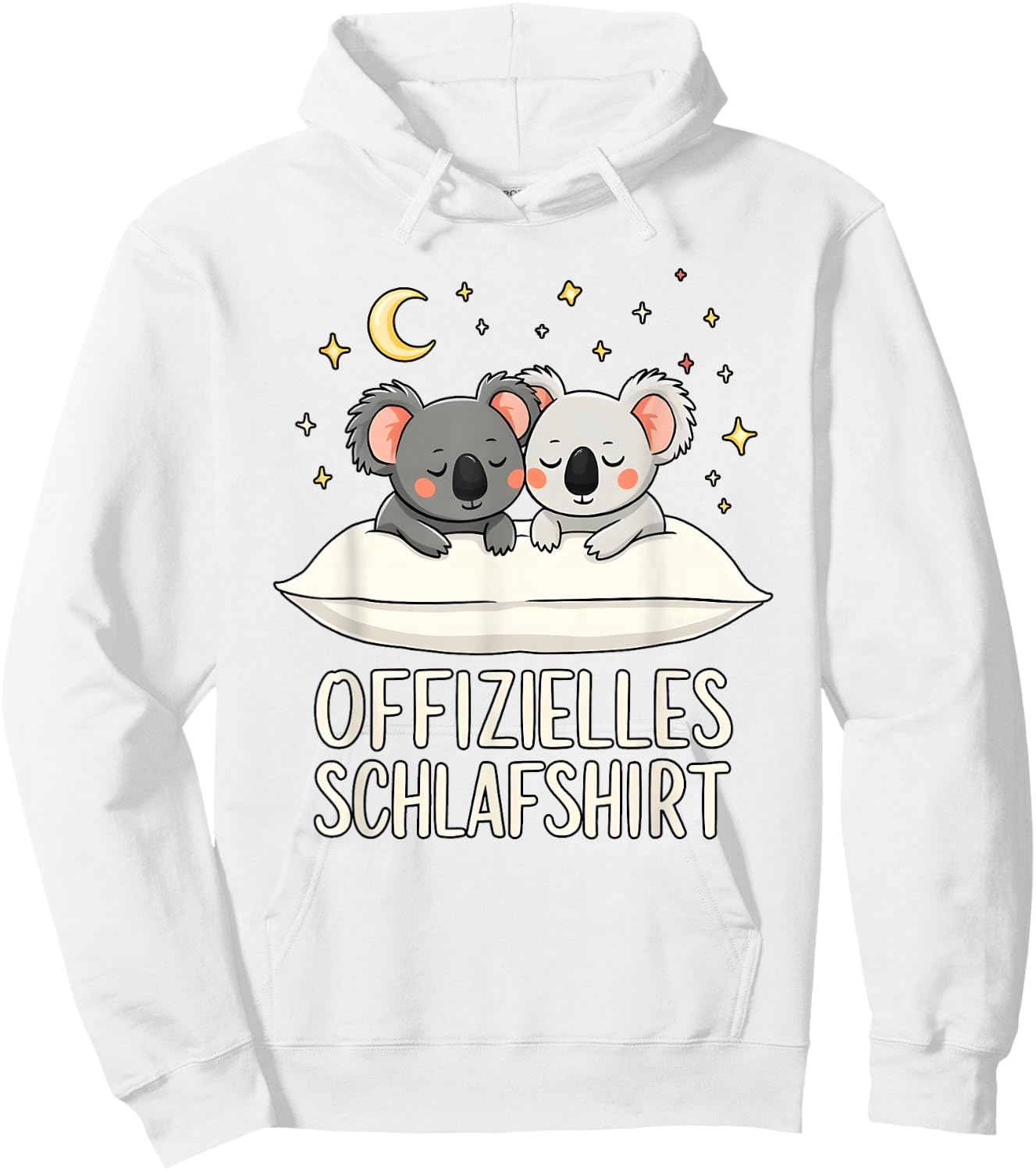 Official Koala Koalas Pair of Sleep Shirt, White Hoodie - Hoodie | White