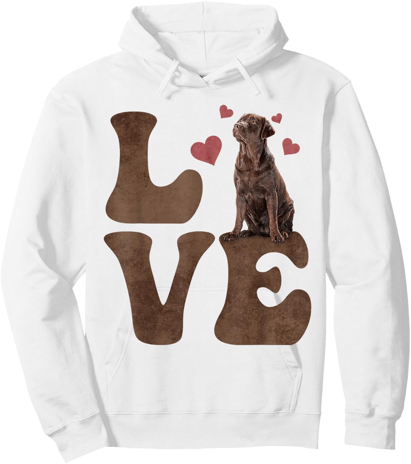 Chesapeake Bay Retriever Dog LOVE Women Kids Hoodie - Hoodie | White