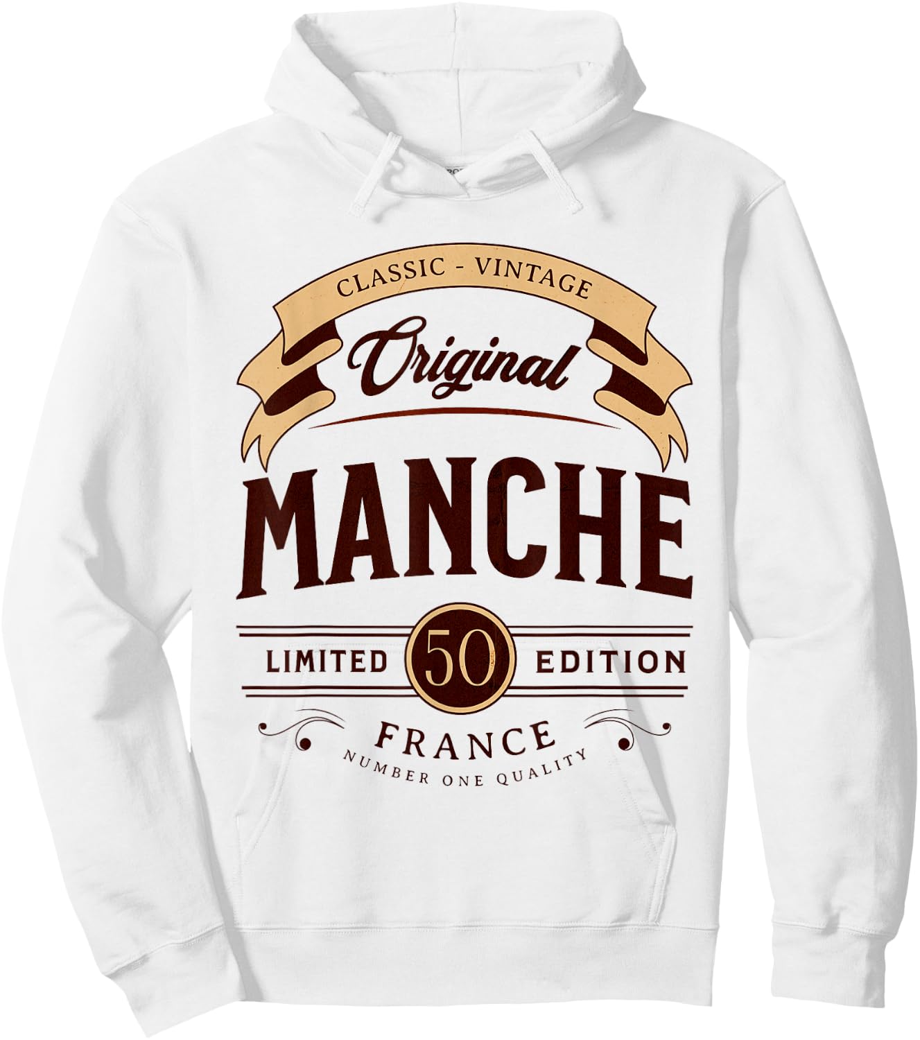 I Love France Sleeve Vintage French Department , Black, S Hoodie - Hoodie | White