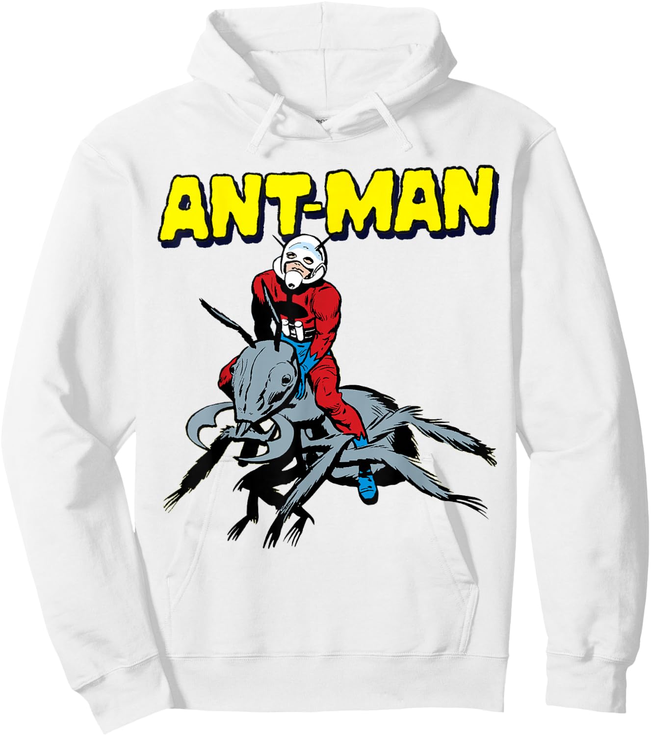 Marvel Avengers Ant-Man Riding Ants Portrait Hoodie - Hoodie | White
