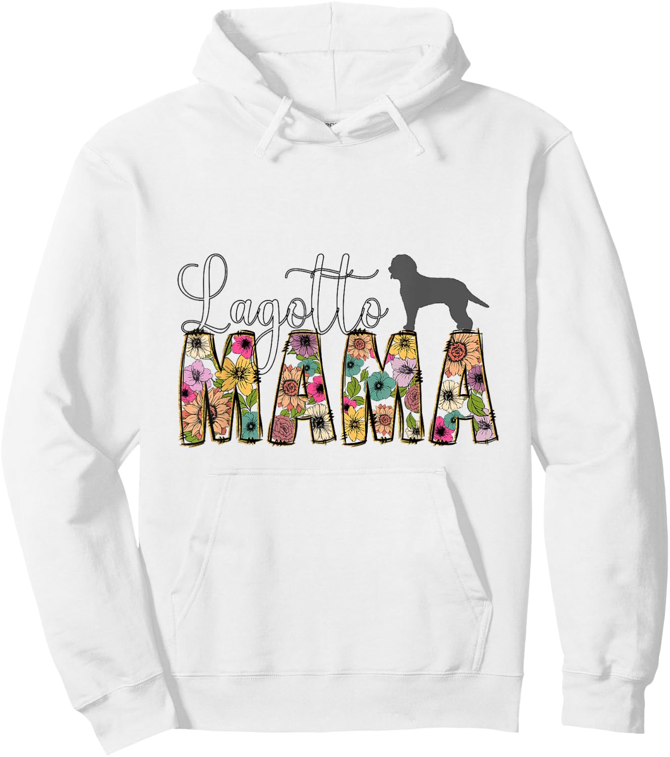 Lagotto Romagnolo Dog , White Hoodie - Hoodie | White