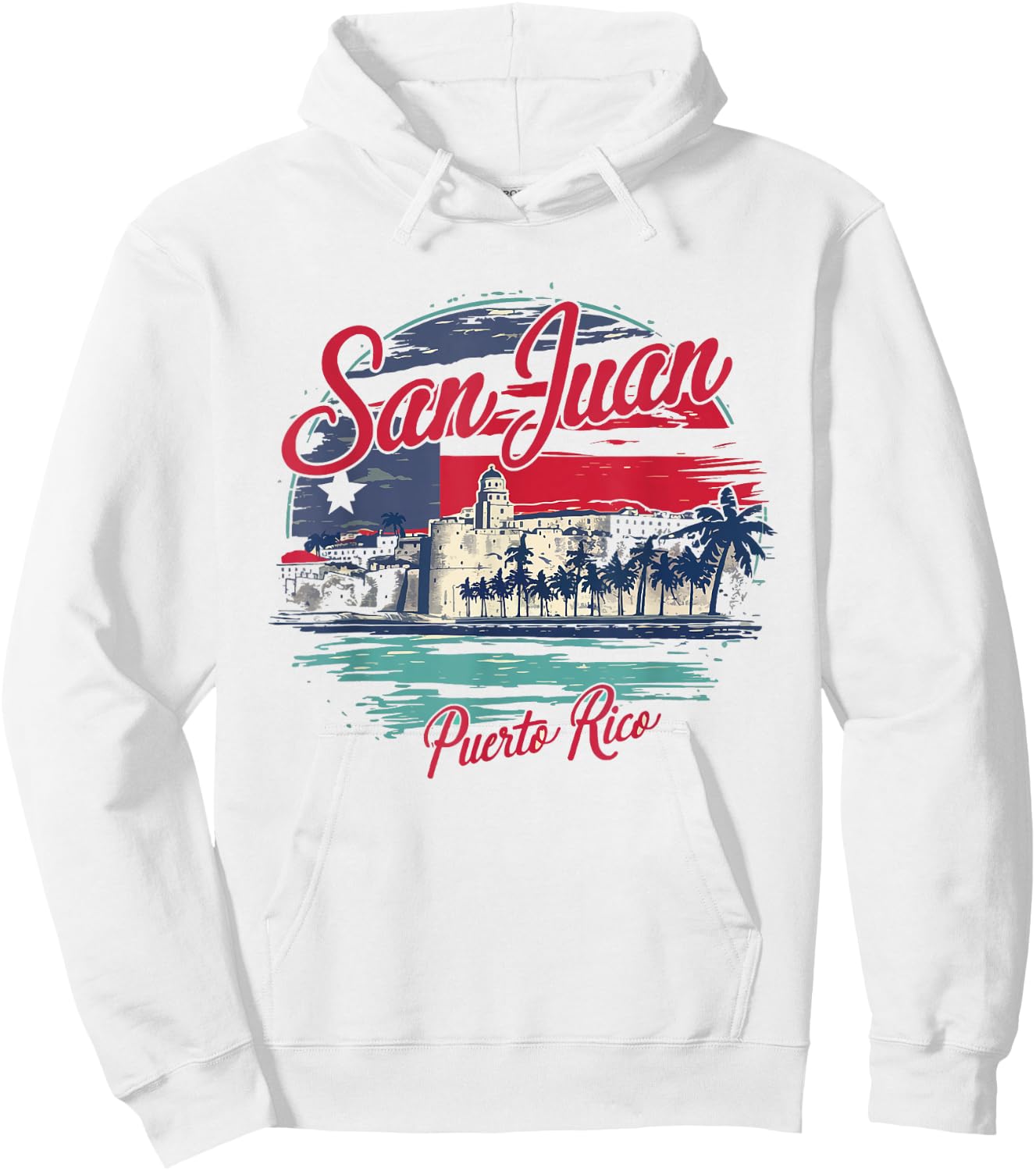 San Juan Puerto Rico Hoodie - Hoodie | White