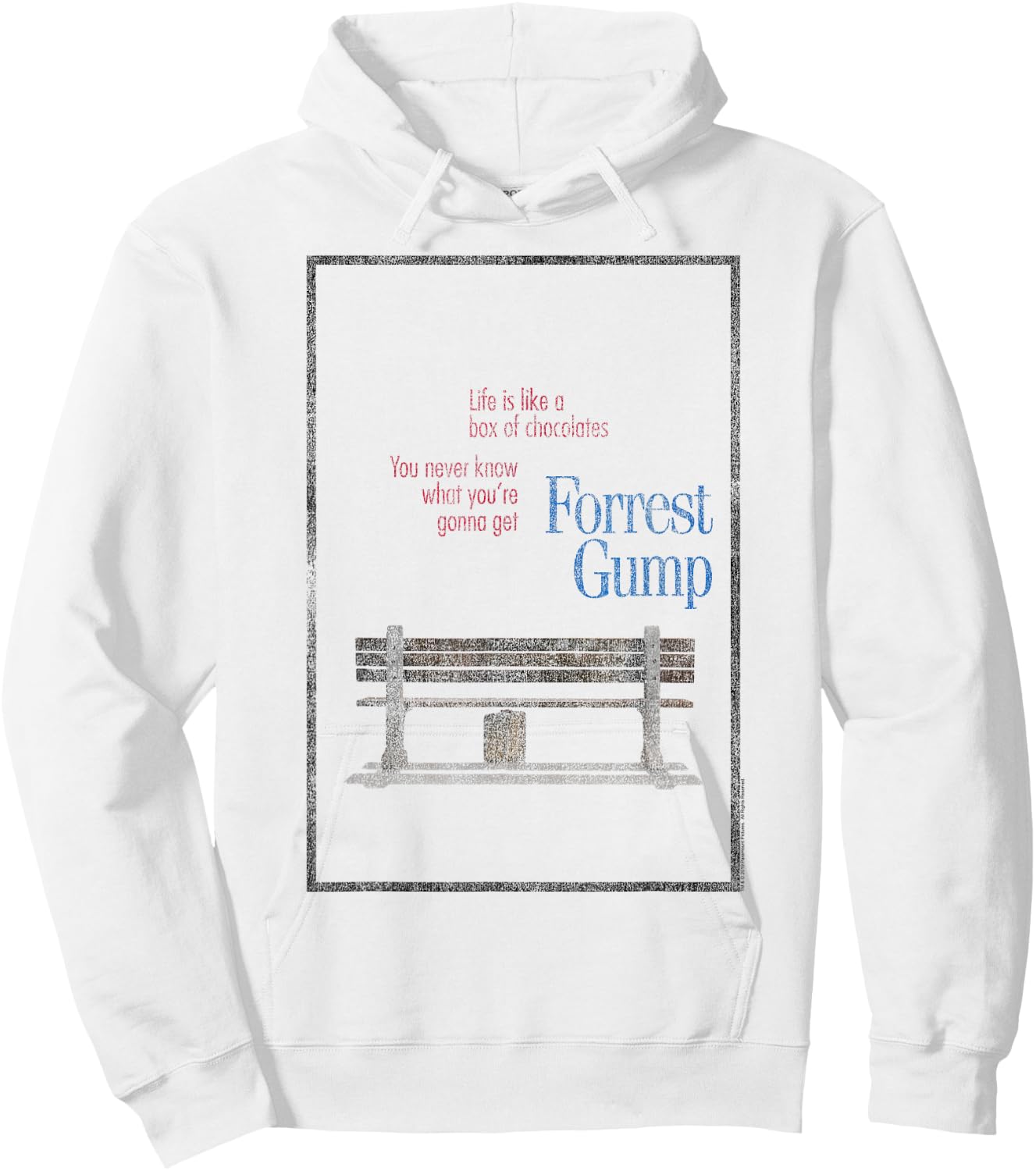 Forrest Gump Box of Chocolates Hoodie - Hoodie | White