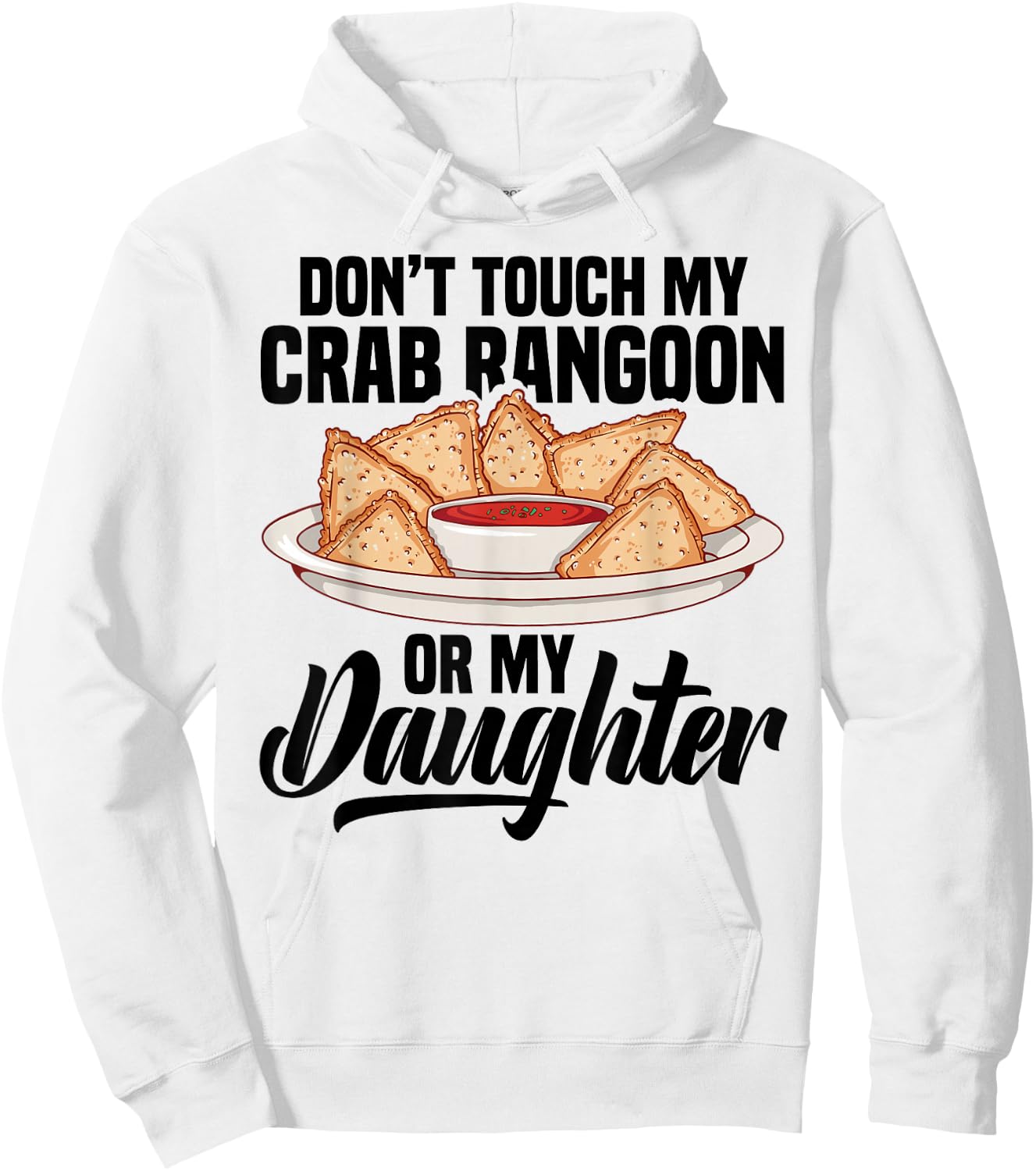 Crab Rangoon Tradition Meal Lover Chinese Crab Rangoon Hoodie - Hoodie | White