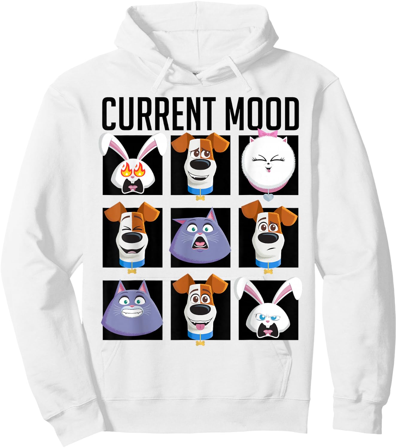 Secret Life of Pets 2 - Current Mood Hoodie - Hoodie | White