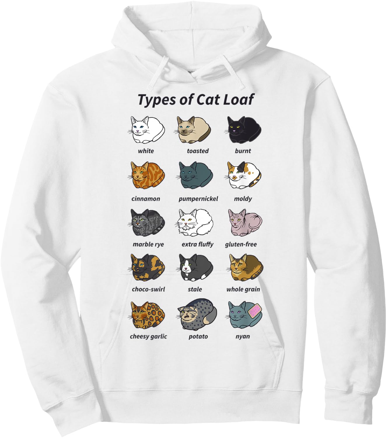 Cat Breads Baby Women Kids Hoodie - Hoodie | White