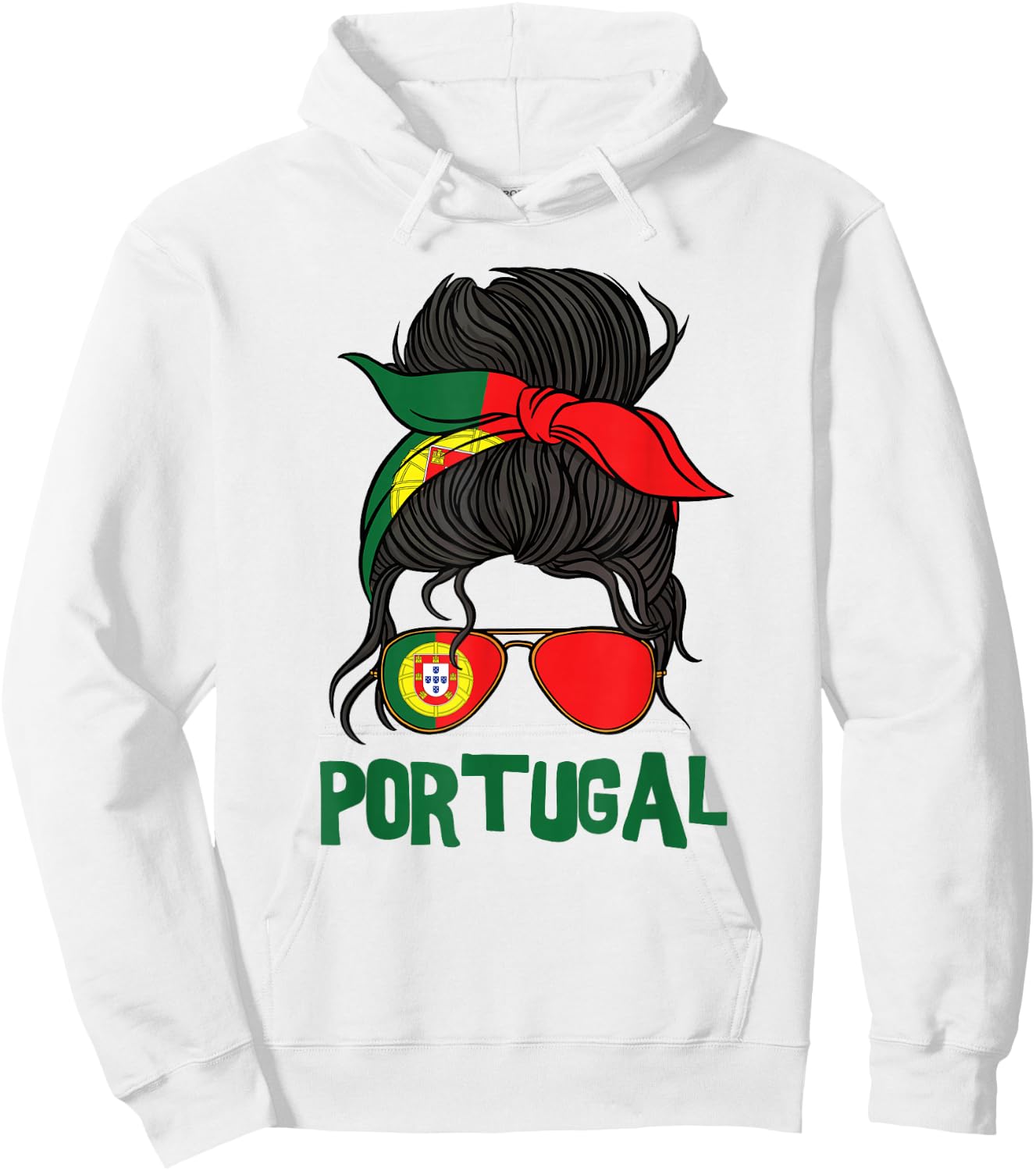 Portugal For Girl Portuguese Flag Portugal , White Hoodie - Hoodie | White