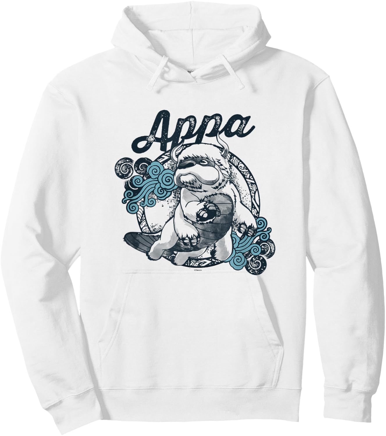 Avatar: The Last Airbender Appa Majestic Sky Bison Vintage Hoodie - Hoodie | White