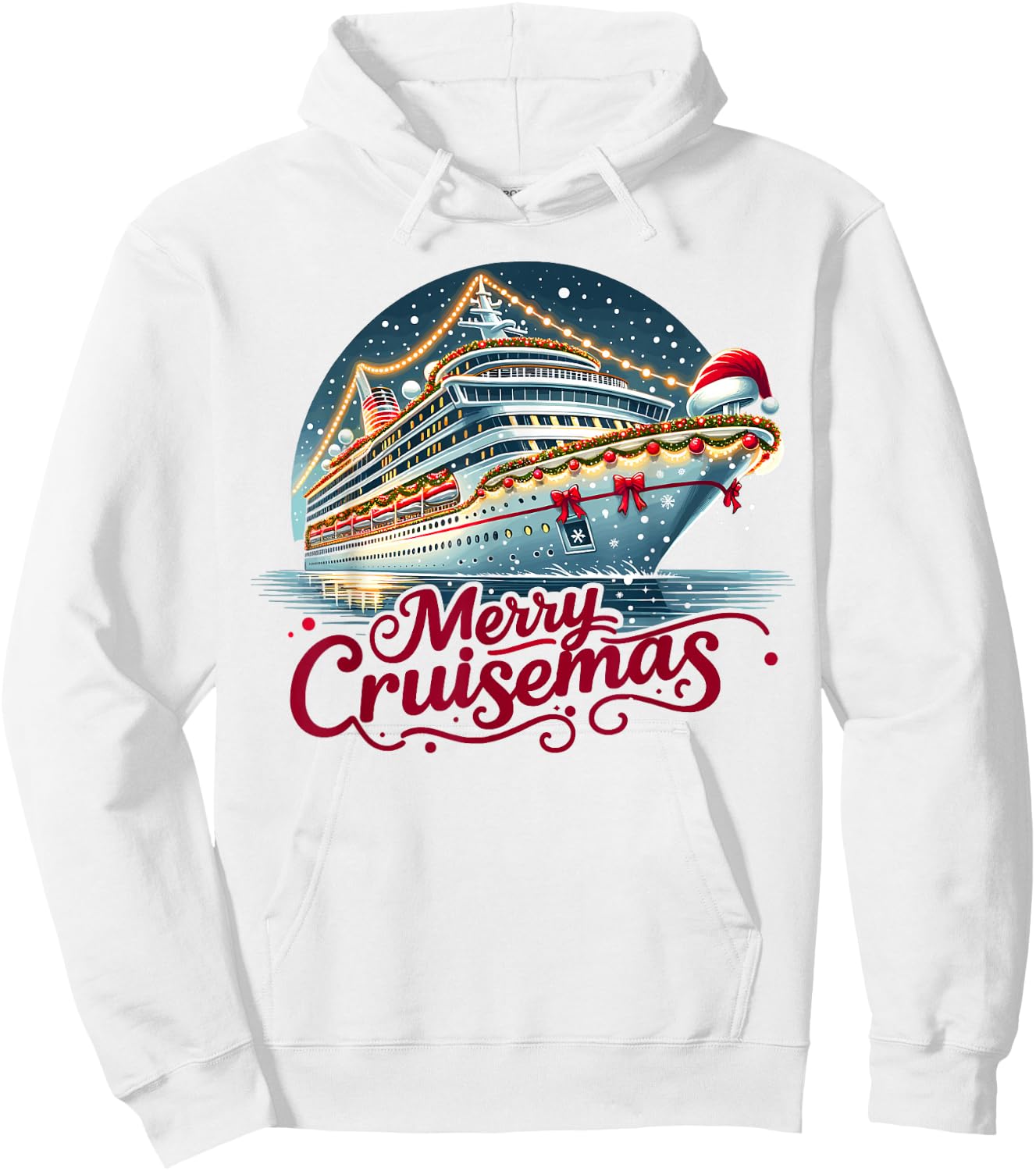 Merry Cruisemas - Cruise Mas Hoodie - Hoodie | White