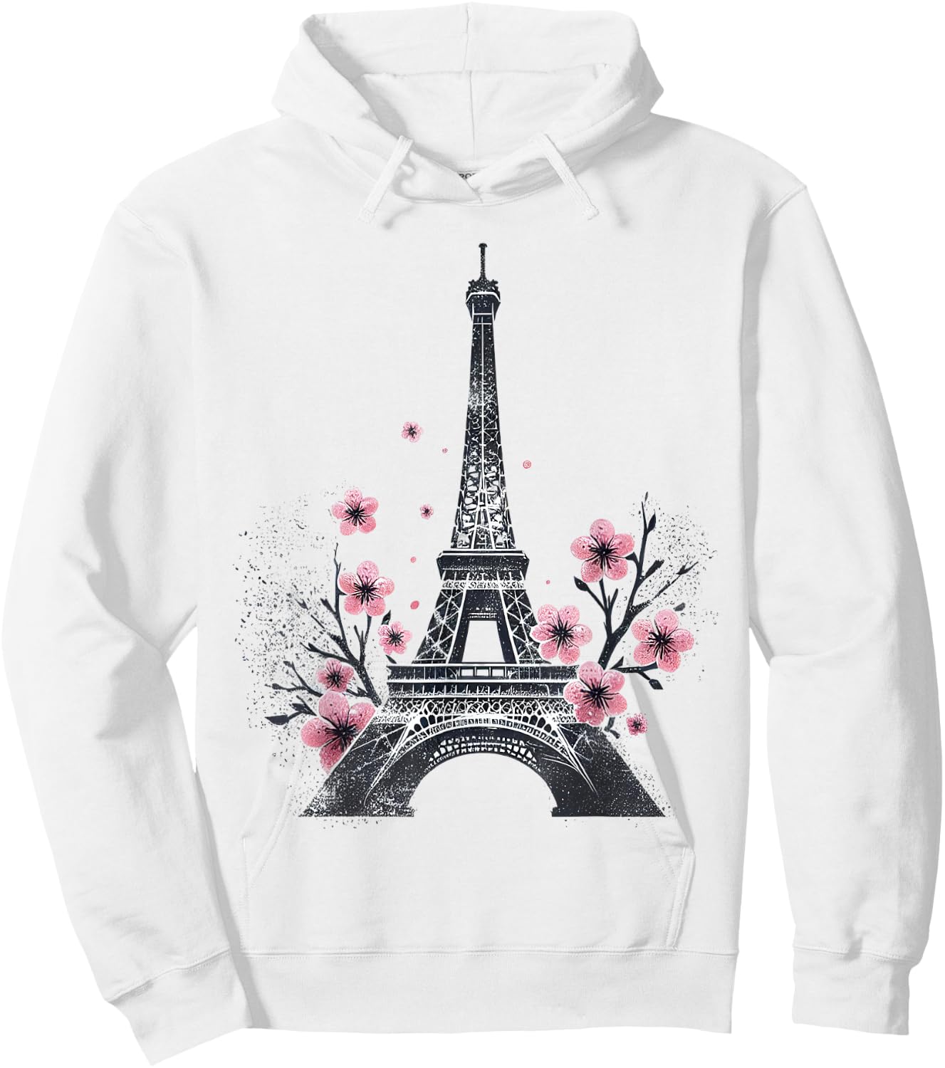 Eiffel Tower Hoodie - Hoodie | White