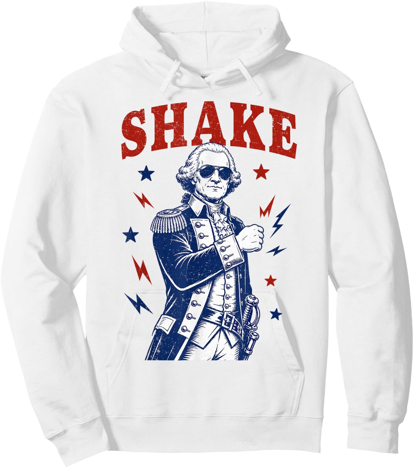 Funny Shake and Bake 4th of July Couple Matching Hoodie - Hoodie | White
