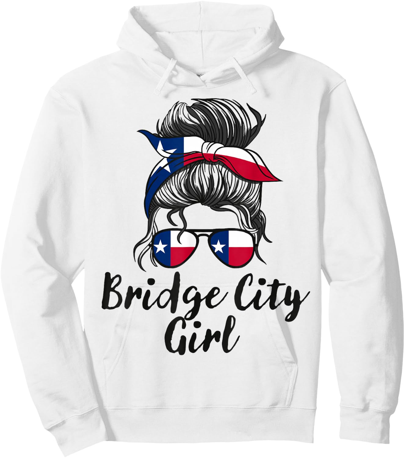 Bridge City Texas Women Girl Hoodie - Hoodie | White