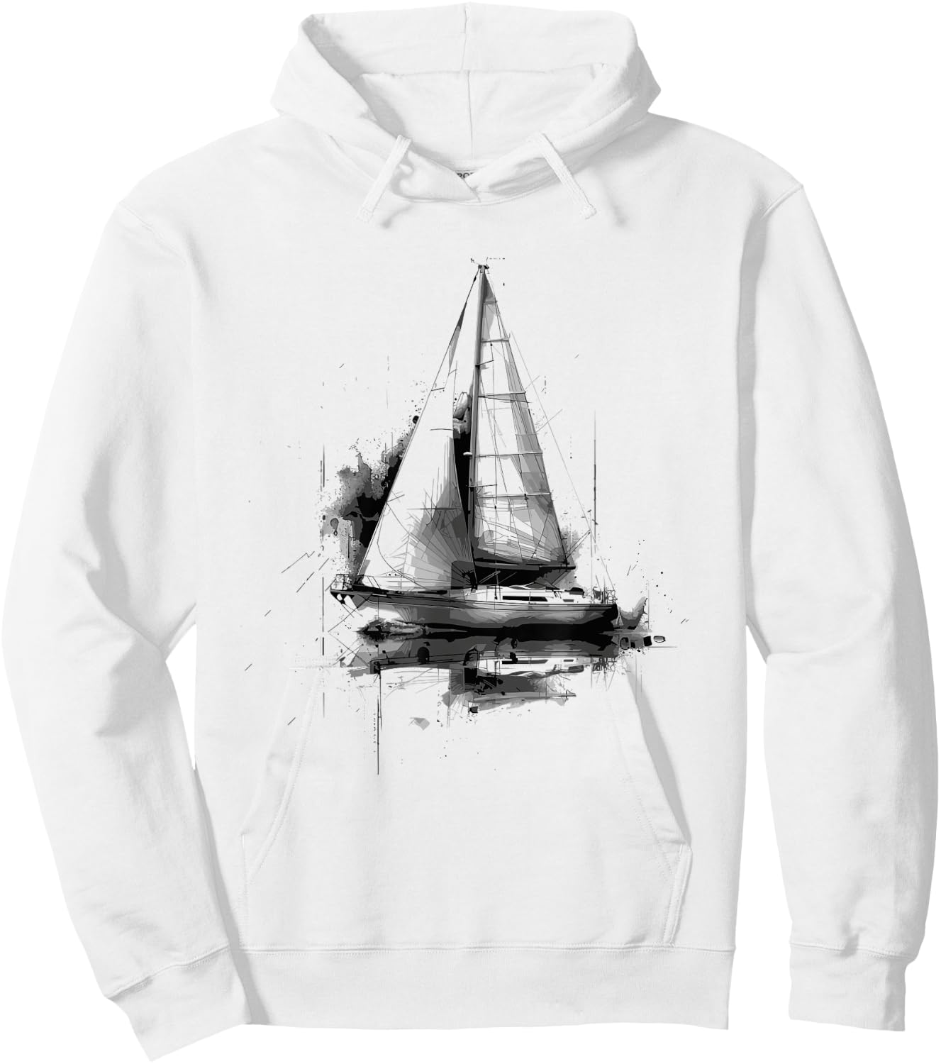 Sailboat Sailing Sailing Race Hoodie - Hoodie | White