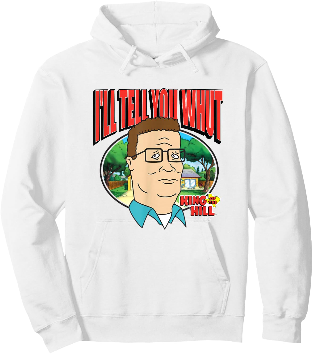 King Of The Hill Hank Hill Family Man I'll Tell You What Hoodie - Hoodie | White