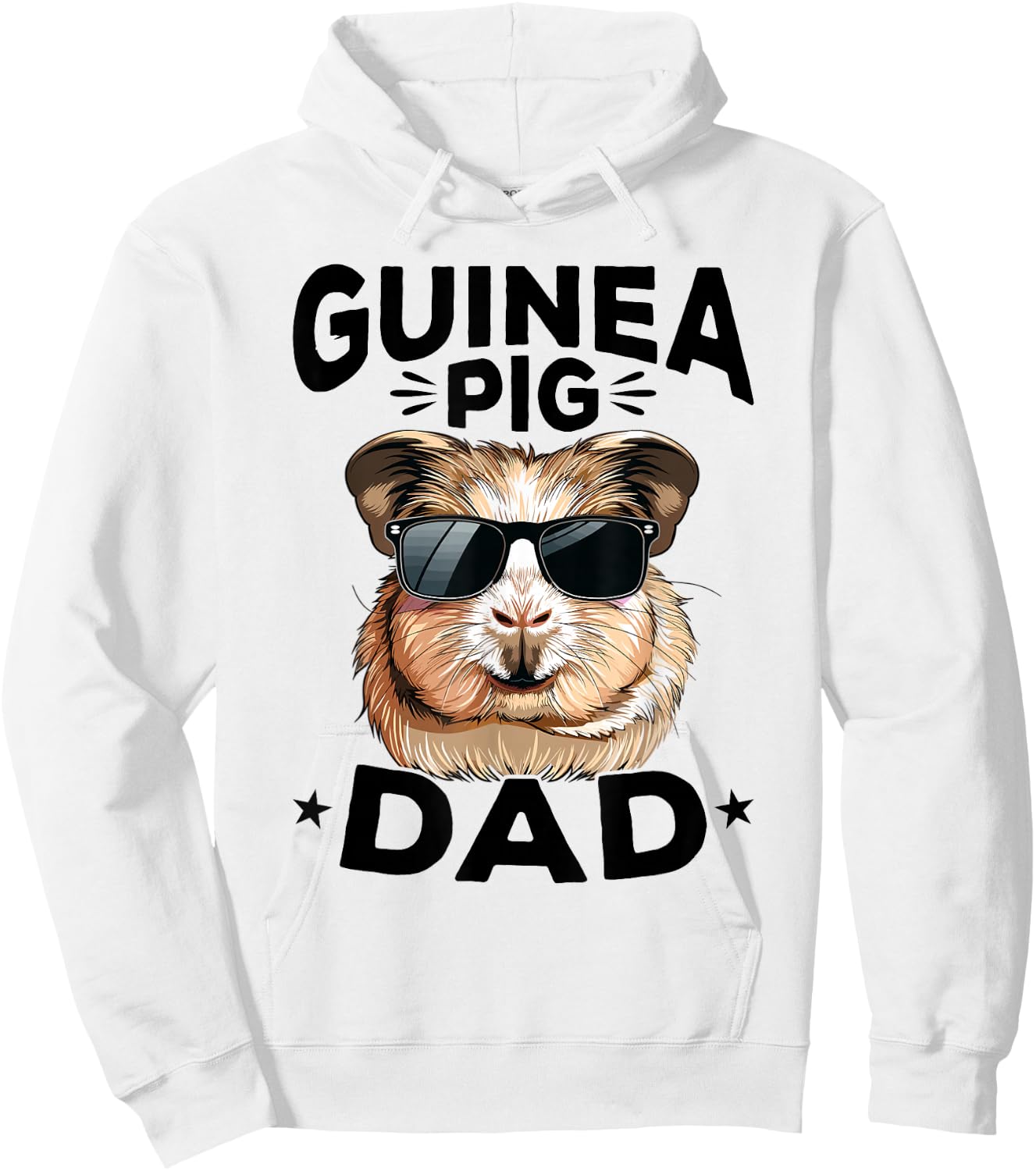 Funny Guinea Pig Pet Lover Rodent Animal Guinea Pig Dad Hoodie - Hoodie | White