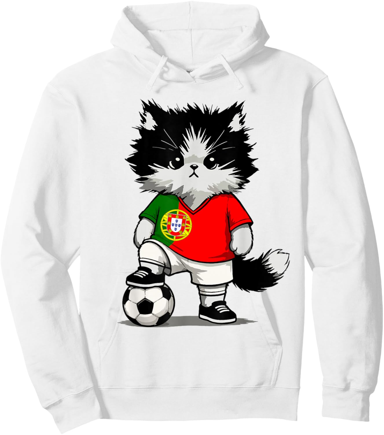 Drapeau Portugais Hommes Femmes Enfants Portugal Hoodie - Hoodie | White