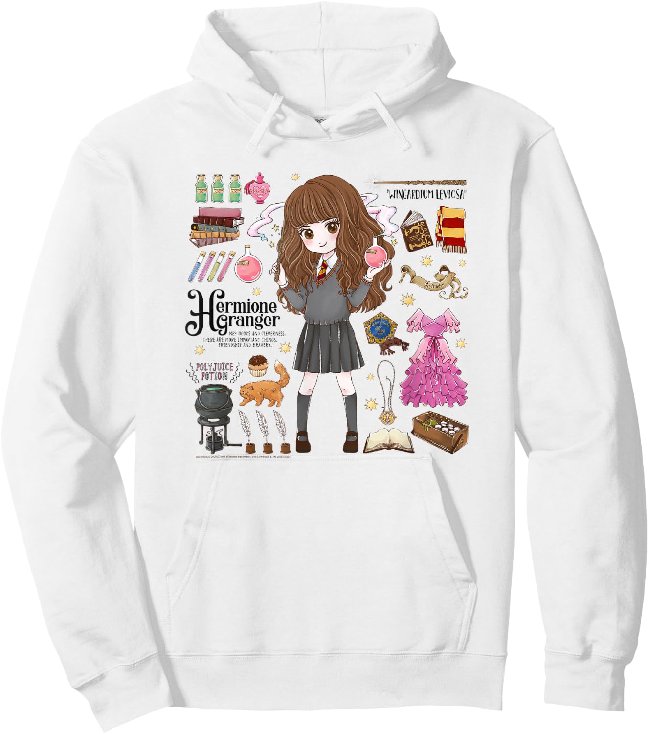 Harry Potter Hermione Granger Potions Hoodie - Hoodie | White