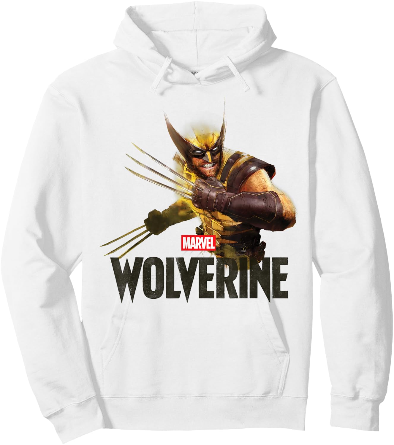 Marvel Wolverine Game Official Key Art 2026 Video Game Hoodie - Hoodie | White