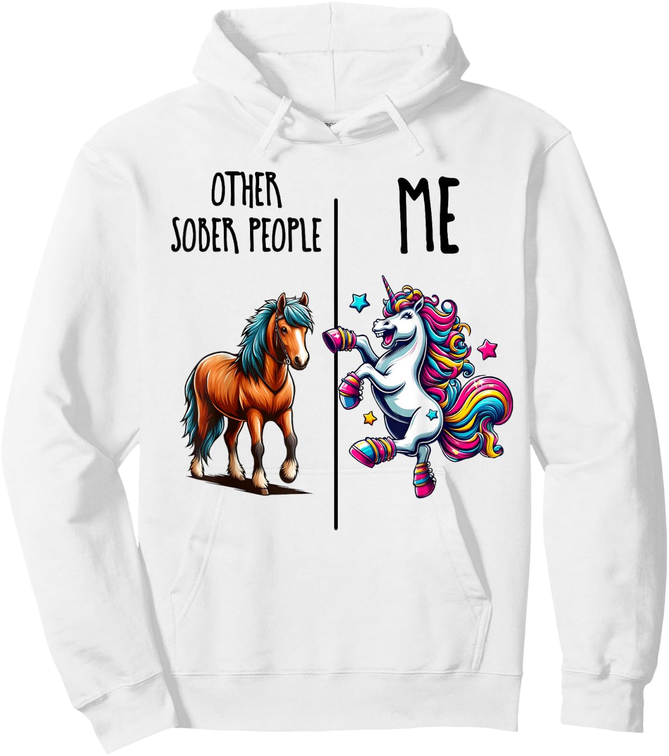 Women Sobriety Squad: Other Sober People Edition Hoodie - Hoodie | White
