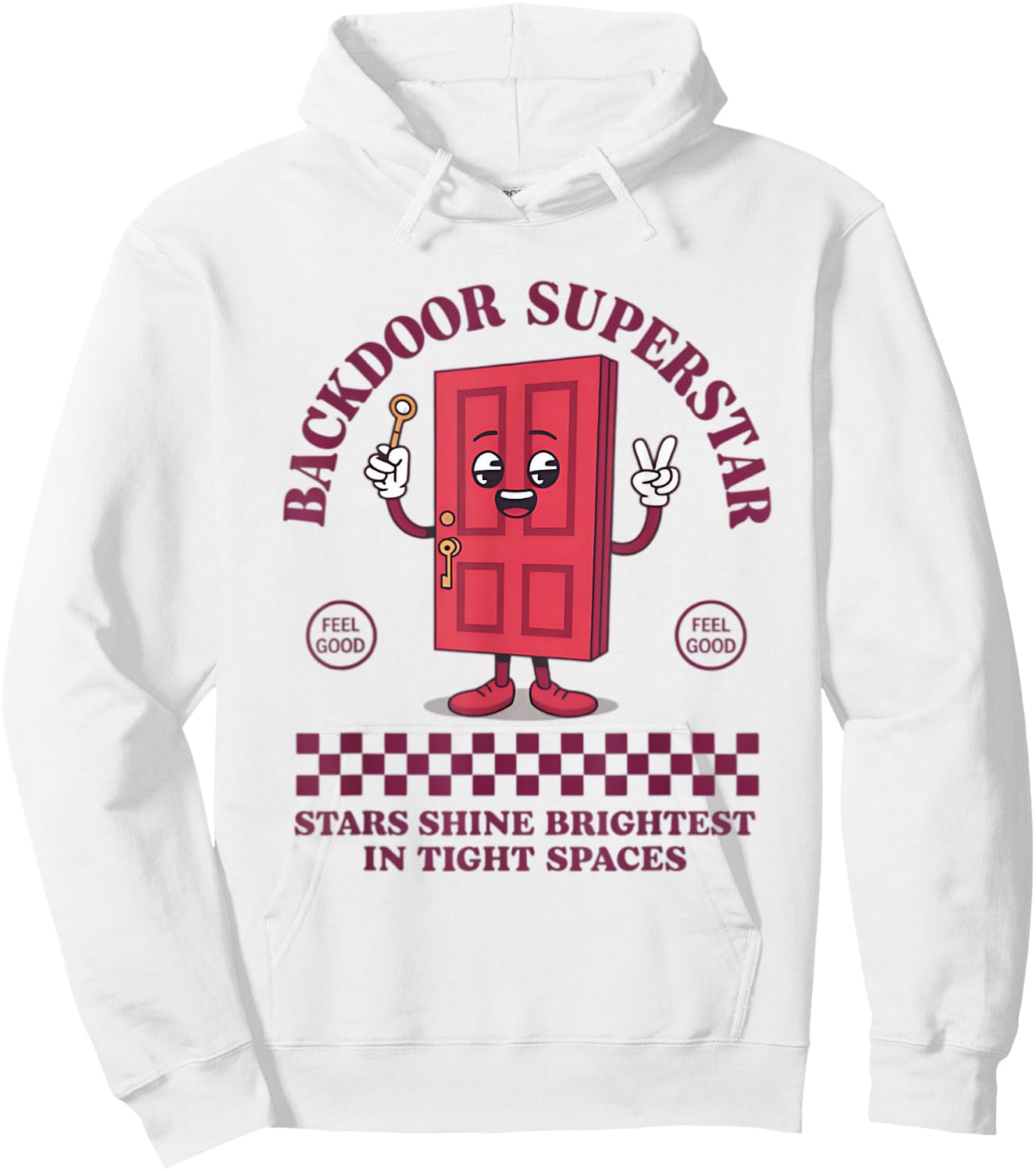 Funny Inappropriate Embarrassing Gag Meme Adult Humor Women Hoodie - Hoodie | White