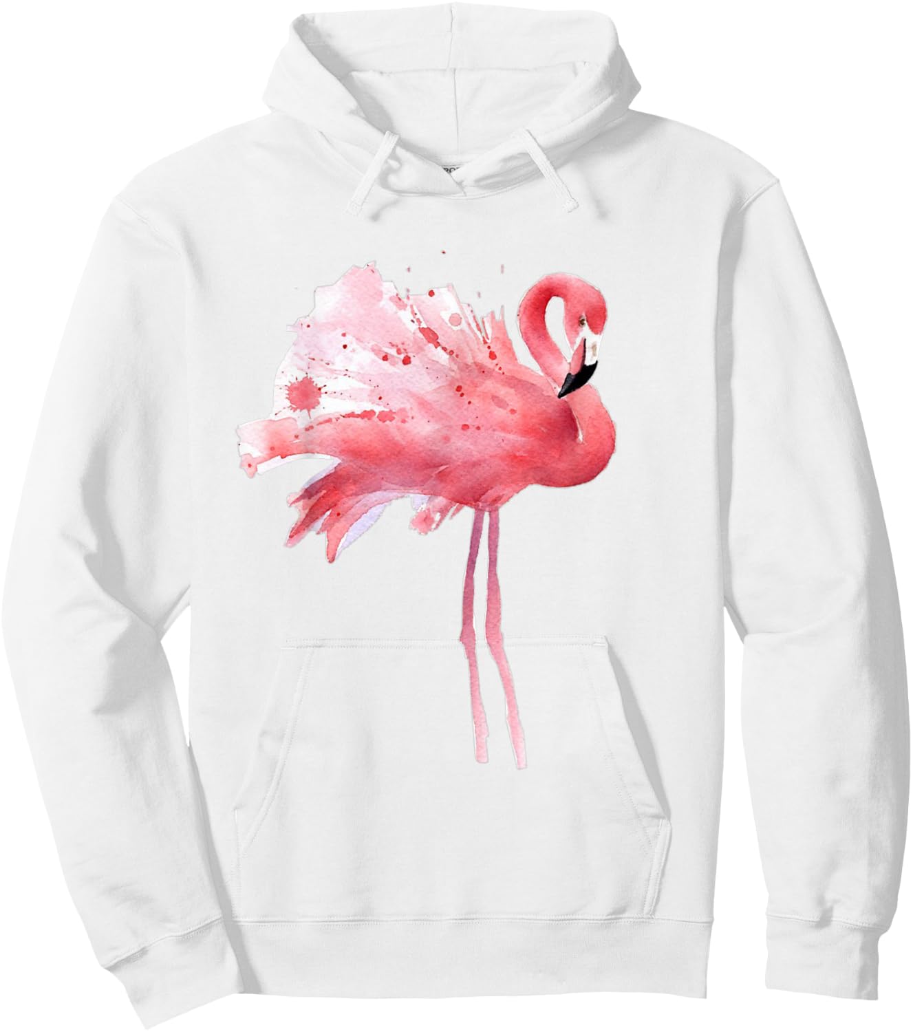 Flamingo Children's Flamingo Flamingo for Girls , White Hoodie - Hoodie | White