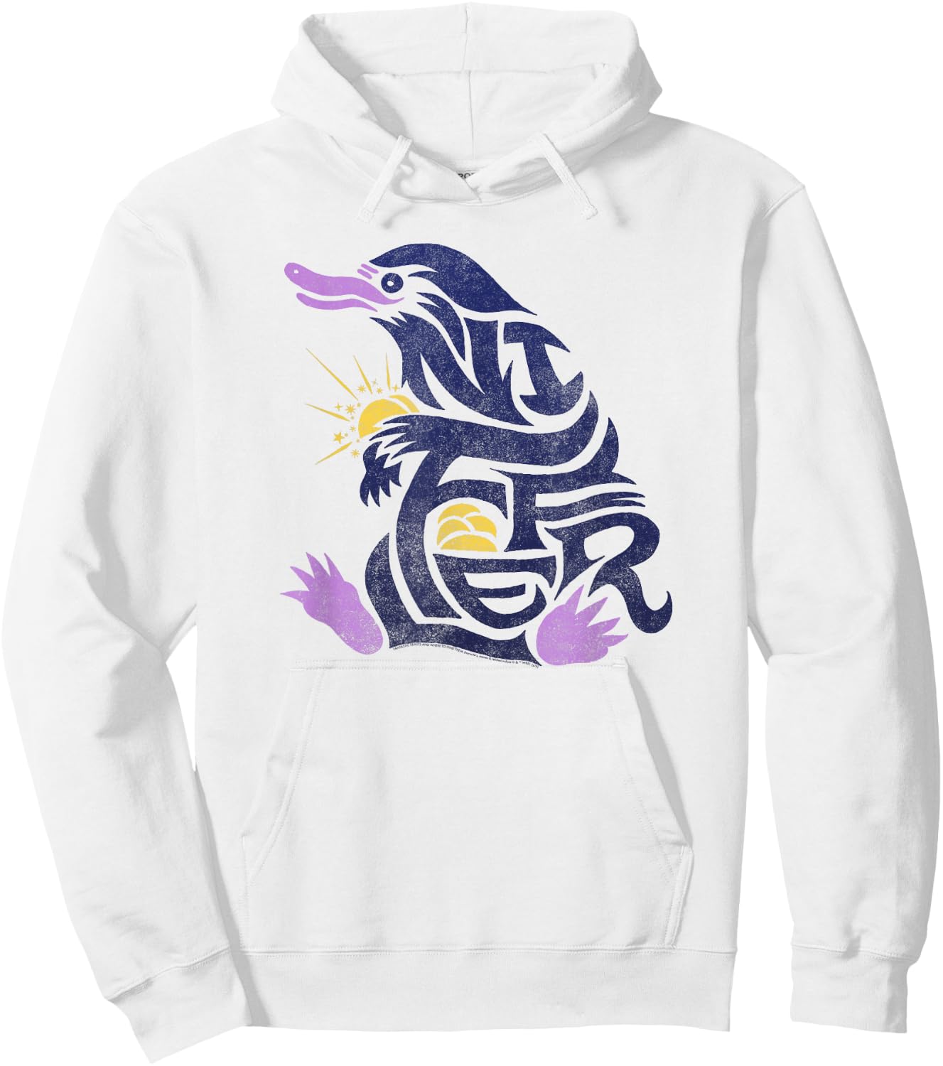 Fantastic Beasts and Where to Find Them Geometric Niffler Hoodie - Hoodie | White