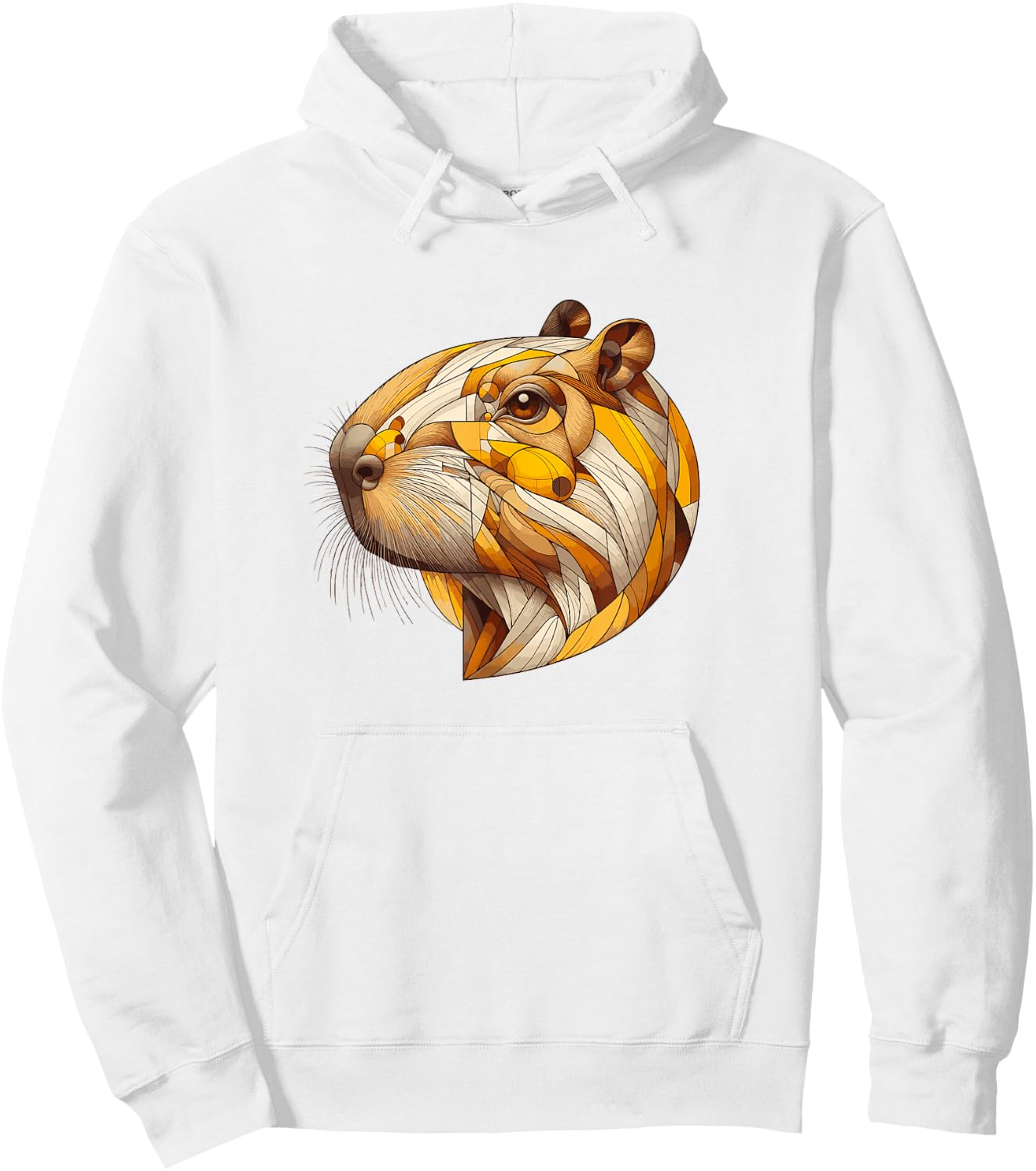 Kawaii Capybara Capybara Artistic Unique Animal Lover , white, S Hoodie - Hoodie | White