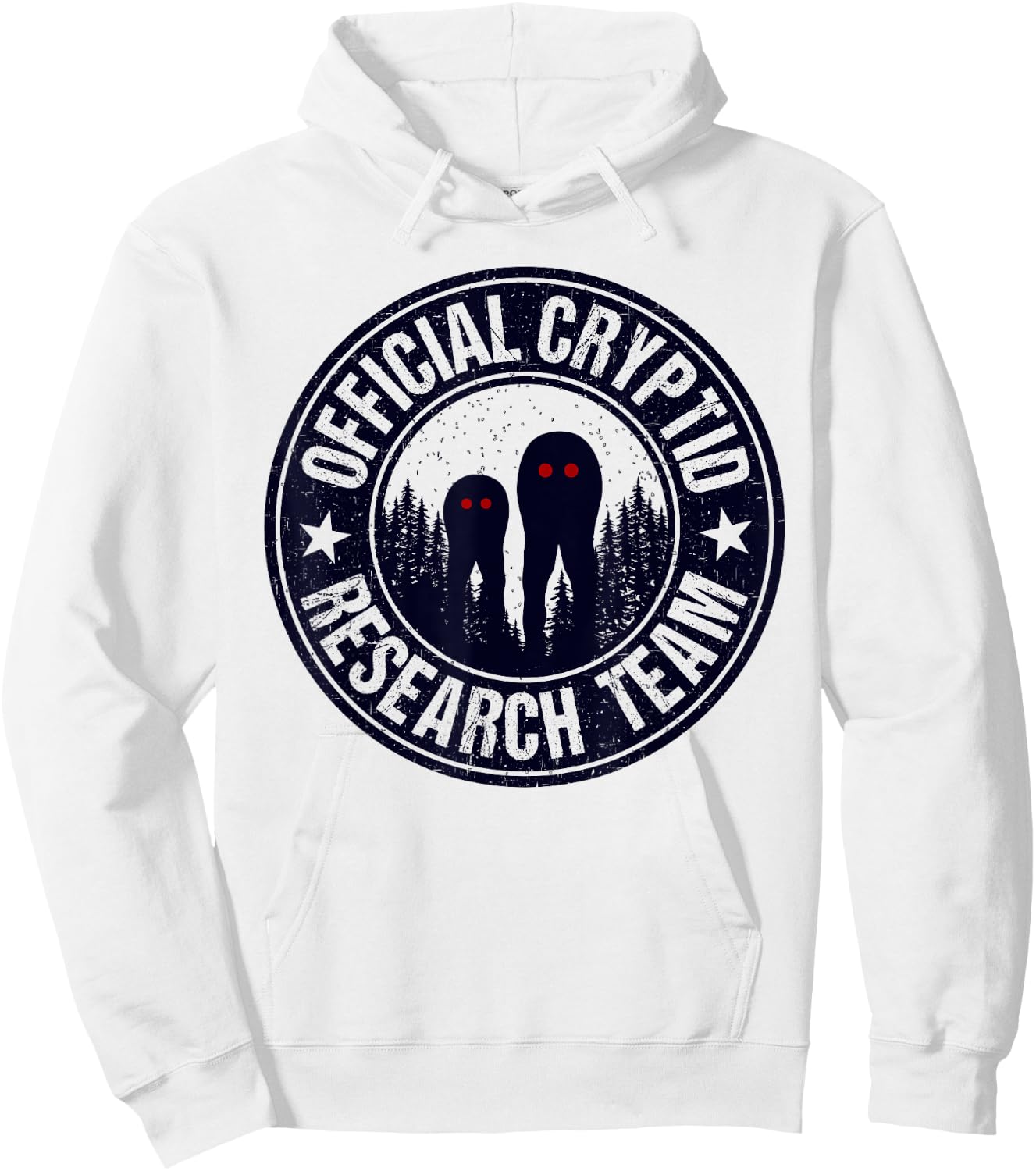 Official Cryptid Research Team Fresno Nightcrawler Hoodie - Hoodie | White
