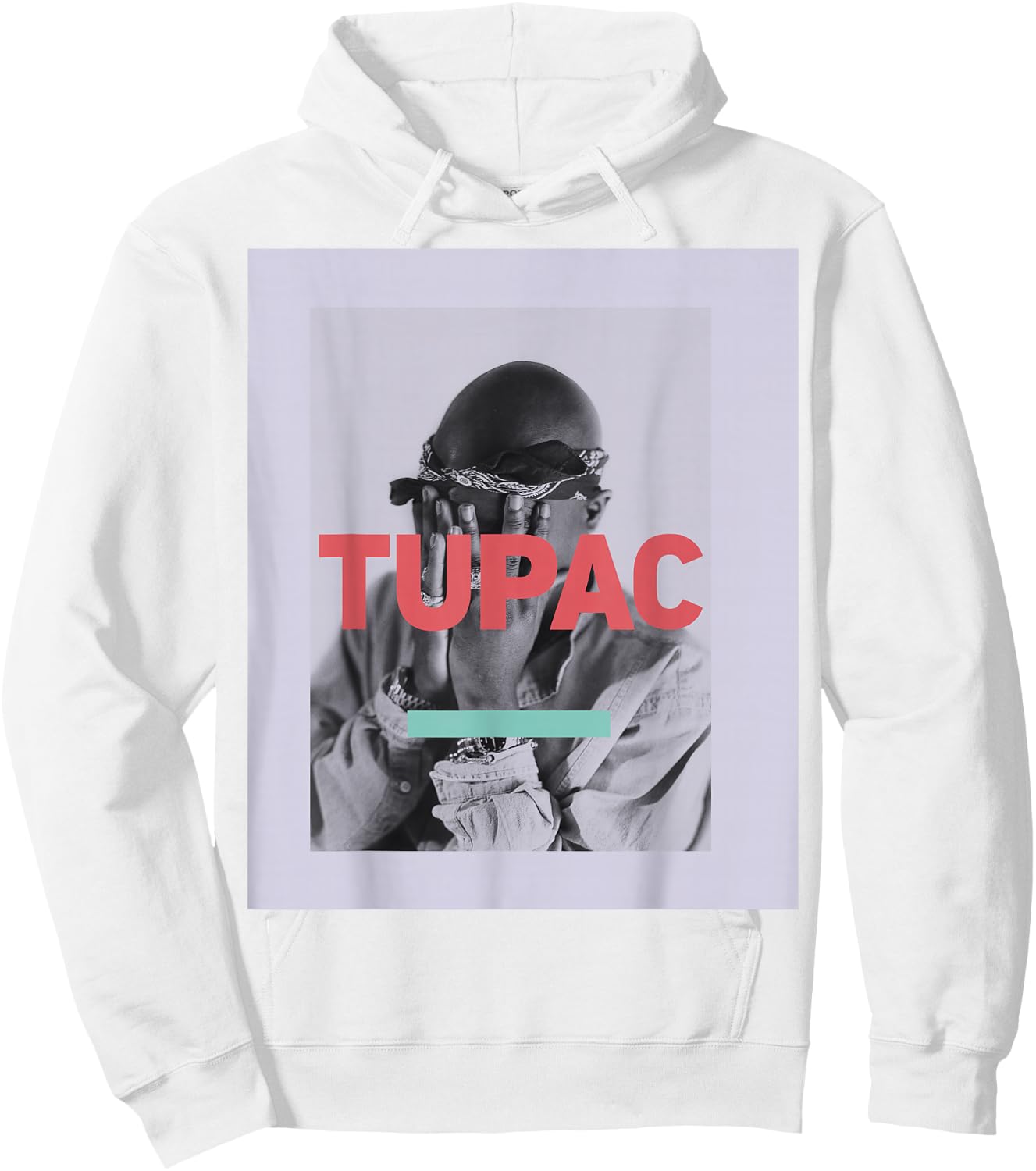 Official Tupac Photo Hoodie - Hoodie | White