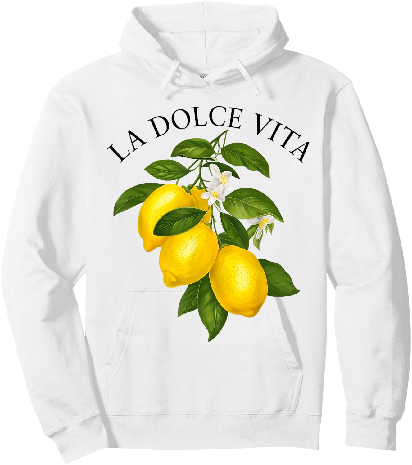 LA DOLCE VITA X Limone Lemons Lemon Limoncello Spritz , White Hoodie - Hoodie | White
